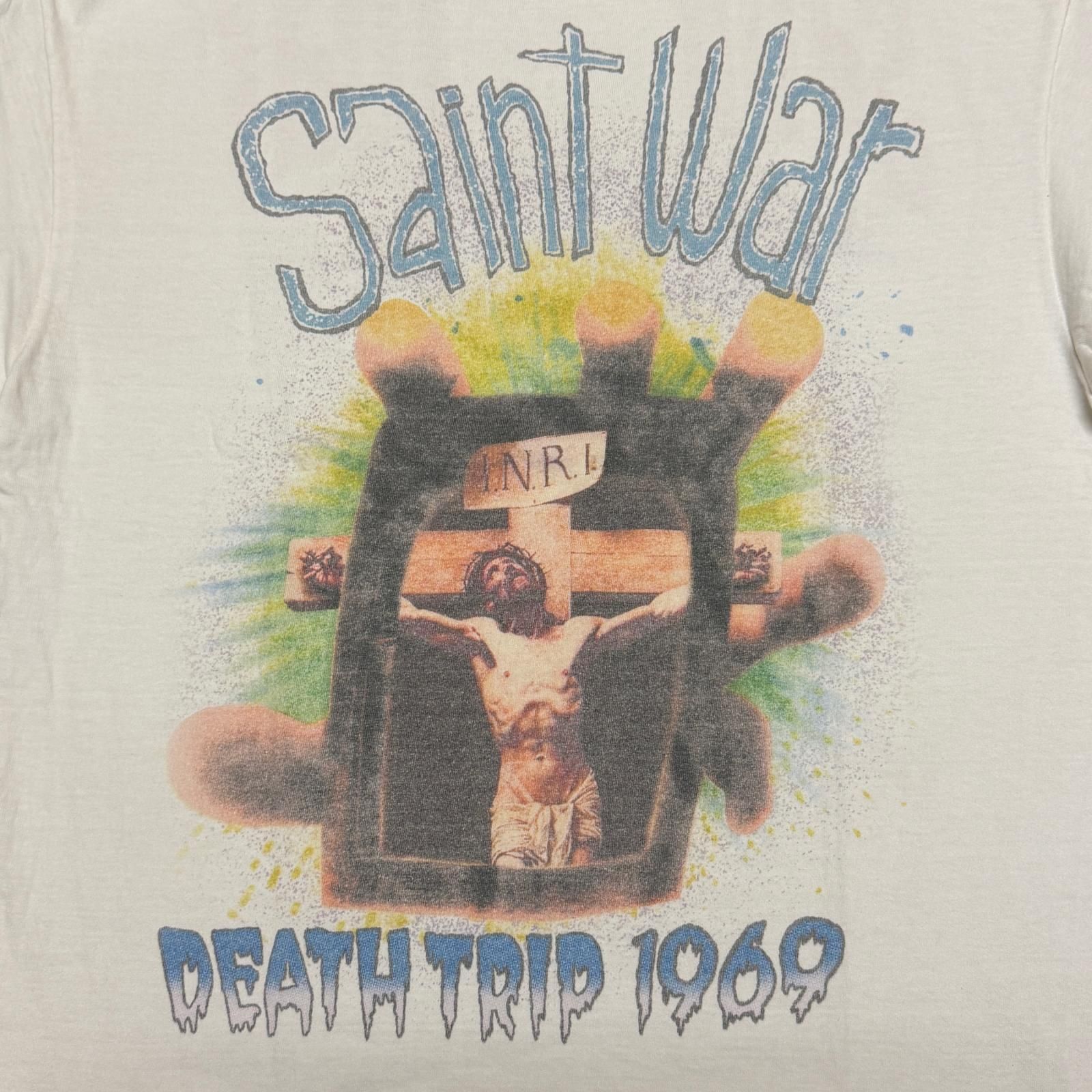 参考上代26800円 SAINT MICHAEL SS TEE / SAINT WAR 半袖Tシャツ 