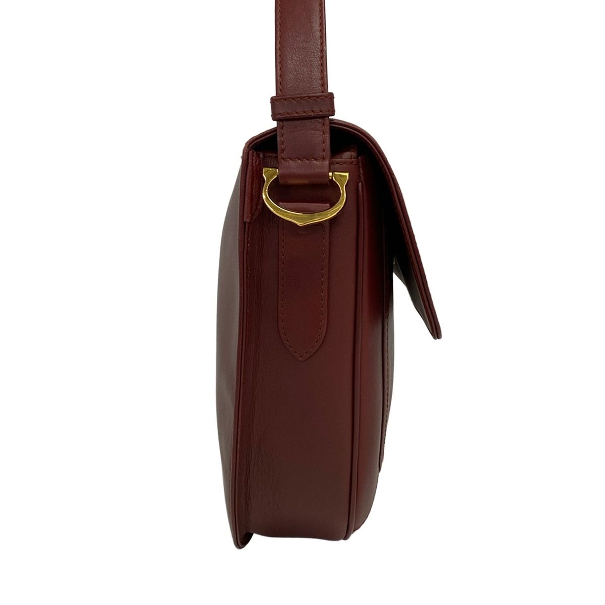 Cartier(カルティエ) ショルダーバッグ マストライン ボルドー レザー