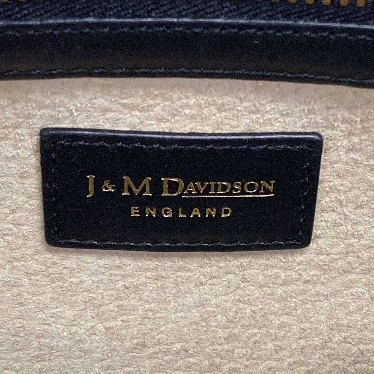 J&MDavidson(ジェイ&エムデヴィッドソン) ショルダーバッグ ヴィヴィ 黒 タッセル レザー