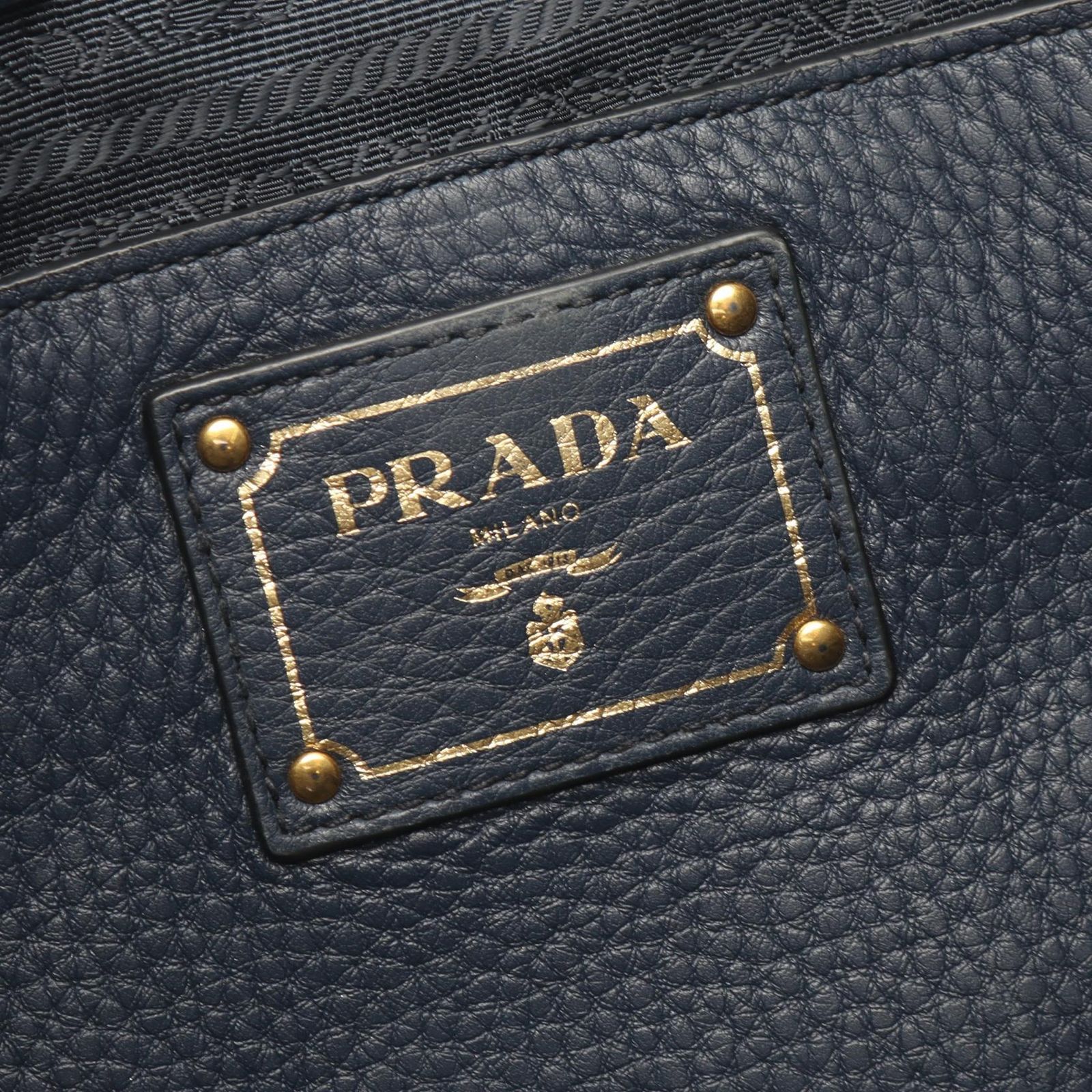 プラダ PRADA トートバッグ VITELLO PHENIX 2WAY 1BG865 ネイビー 