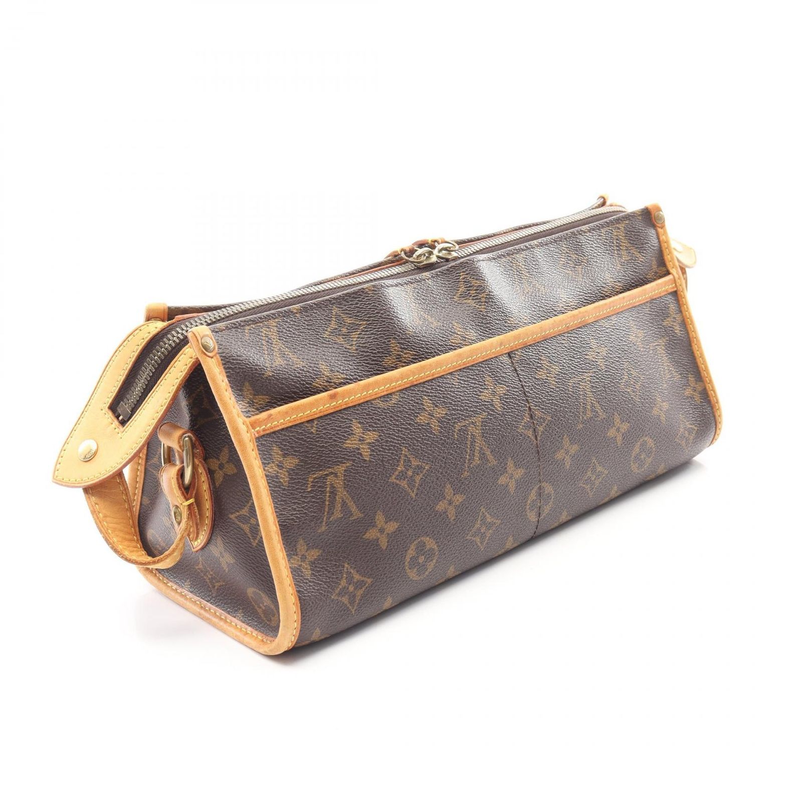 ルイ・ヴィトン LOUIS VUITTON ショルダーバッグ ポパンクール ロン M40008 PVCコーティングキャンバス レザー ポパンクール・ロン レディース Used B ルイ・ヴィトン LOUIS VUITTON ショルダーバッグ ポパンクール ロン M40008 PVCコーティングキャンバス レザー ポパンクール・ロン レディース Used B