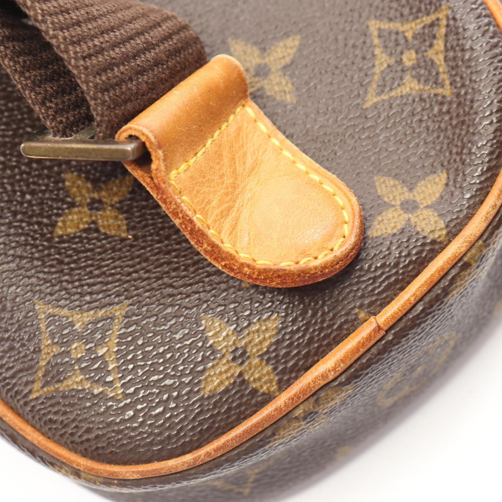 ルイ・ヴィトン LOUIS VUITTON ウエストバッグ ボディバッグ ポシェットガンジュ M51870 PVCコーティングキャンバス レザー ポシェット ガンジュ ユニセックス Used B