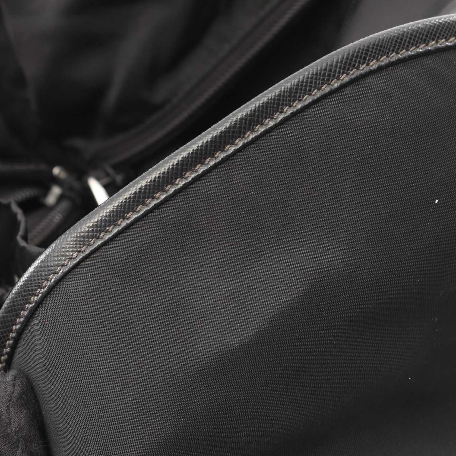 プラダ PRADA リュックサック バックパック TESSUTO ブラック ナイロン サフィアーノレザー バックパック レディース Used B プラダ PRADA リュックサック バックパック TESSUTO ブラック ナイロン サフィアーノレザー バックパック レディース Used B