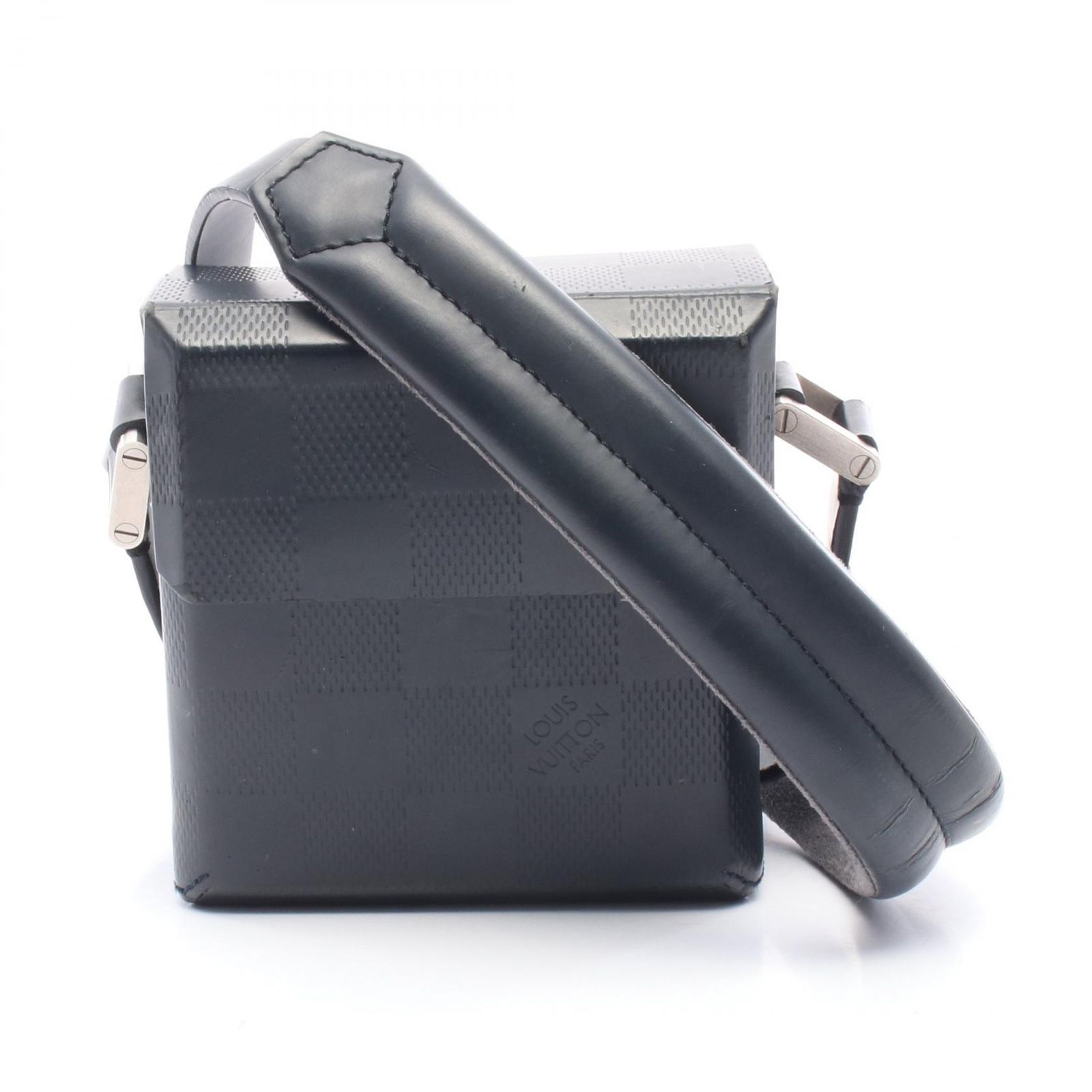 ルイ・ヴィトン LOUIS VUITTON ショルダーバッグ マーティ ダミエグラセ マリンブルー M92160 マリンブルー レザー マーティ レディース Used B