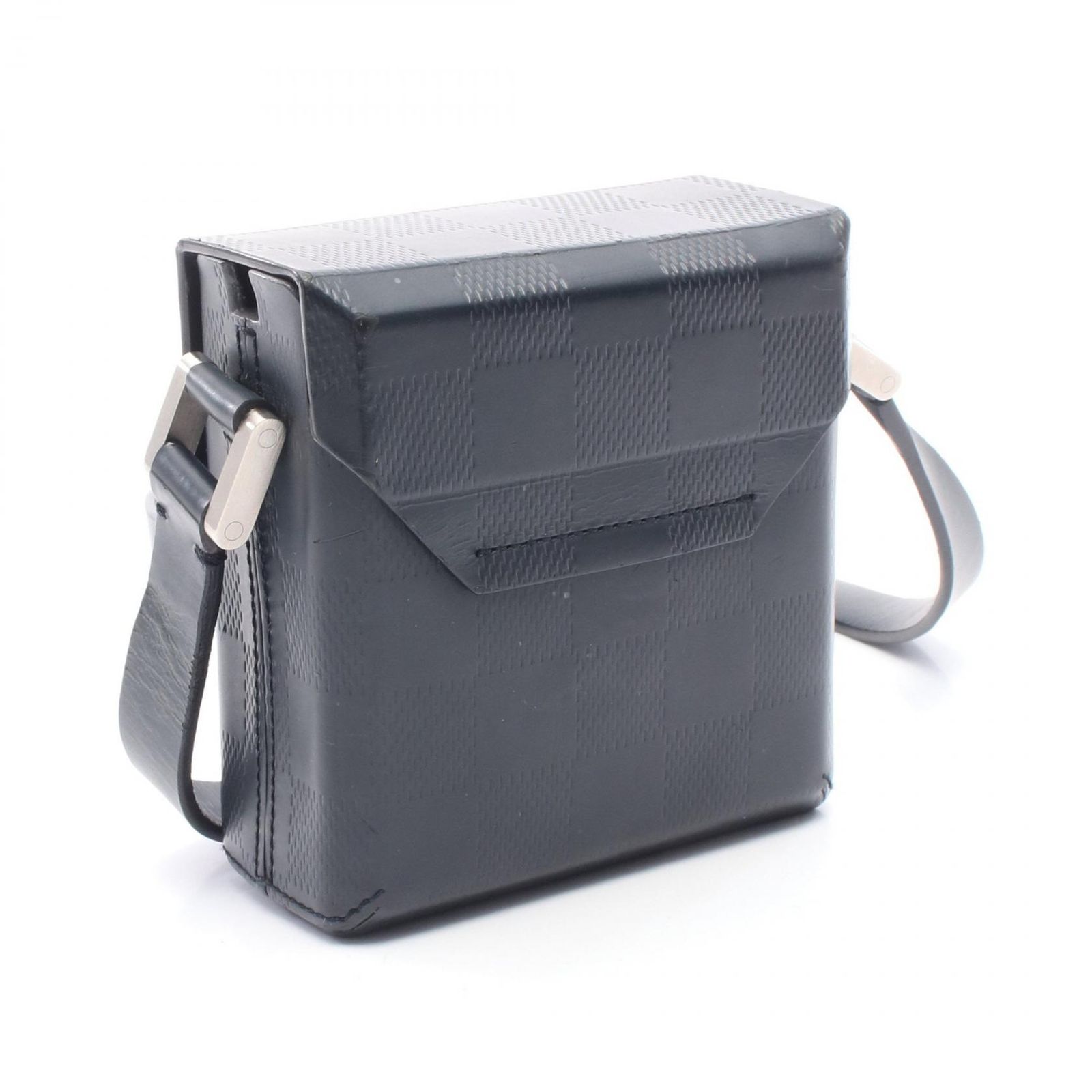 ルイ・ヴィトン LOUIS VUITTON ショルダーバッグ マーティ ダミエグラセ マリンブルー M92160 マリンブルー レザー マーティ レディース Used B