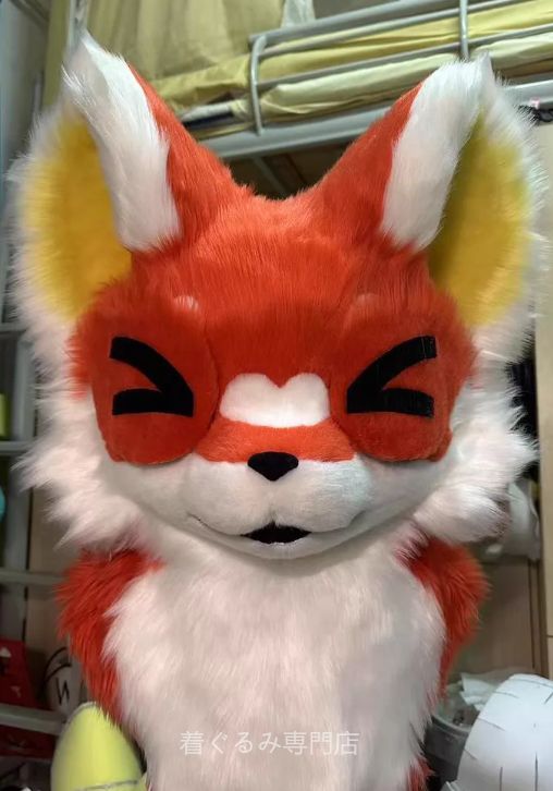 犬　猫　着ぐるみ ヘッド全頭　ヘッド ケモノ ファースーツ ぬいぐるみ コスプレ コスチューム kigurumi 一点物 B703