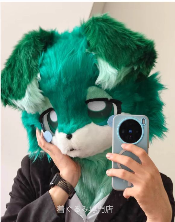犬　猫　着ぐるみ ヘッド全頭　ヘッド ケモノ ファースーツ ぬいぐるみ コスプレ コスチューム kigurumi 一点物 B706