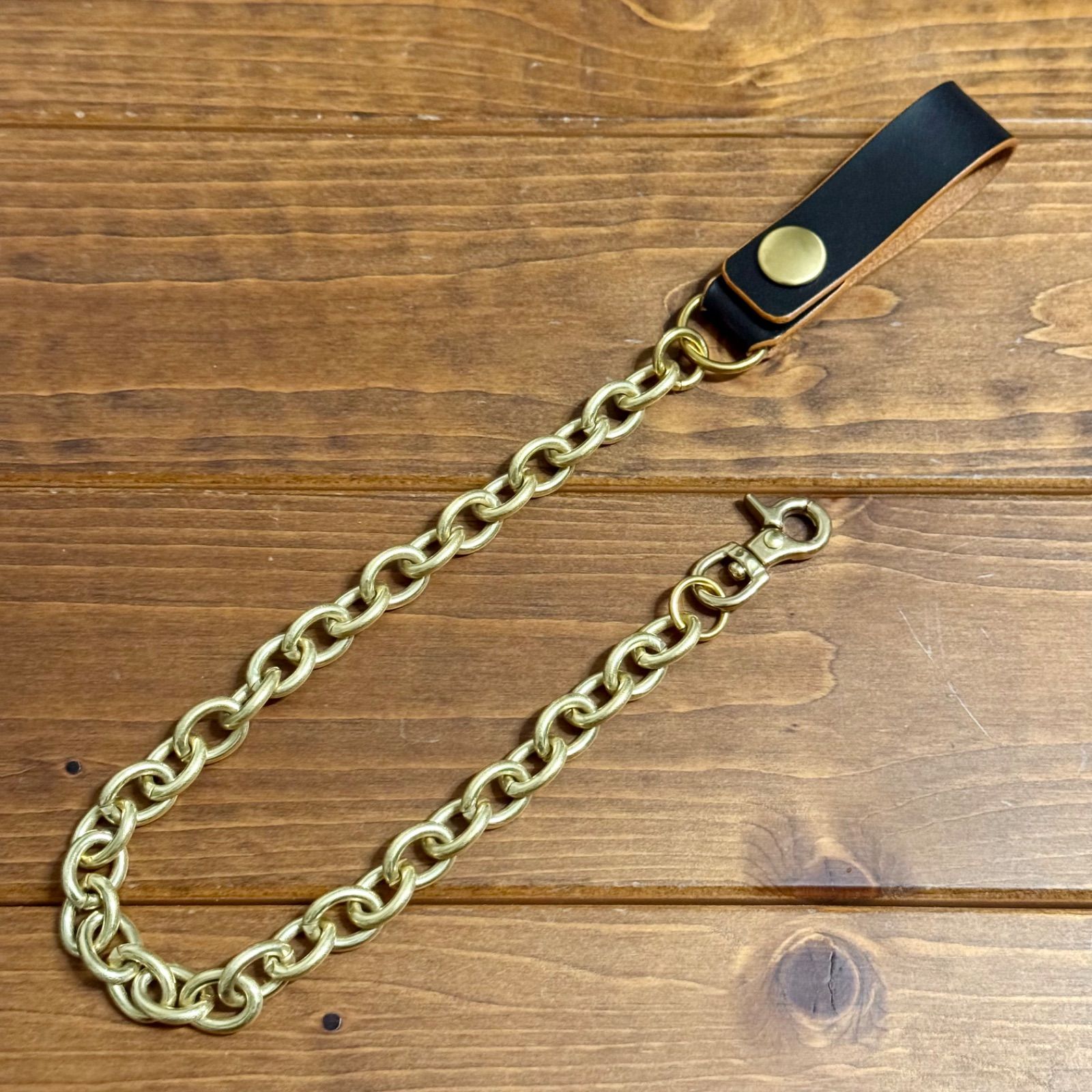 【WCH-11】Wallet Chain 真鍮 ベルトループ