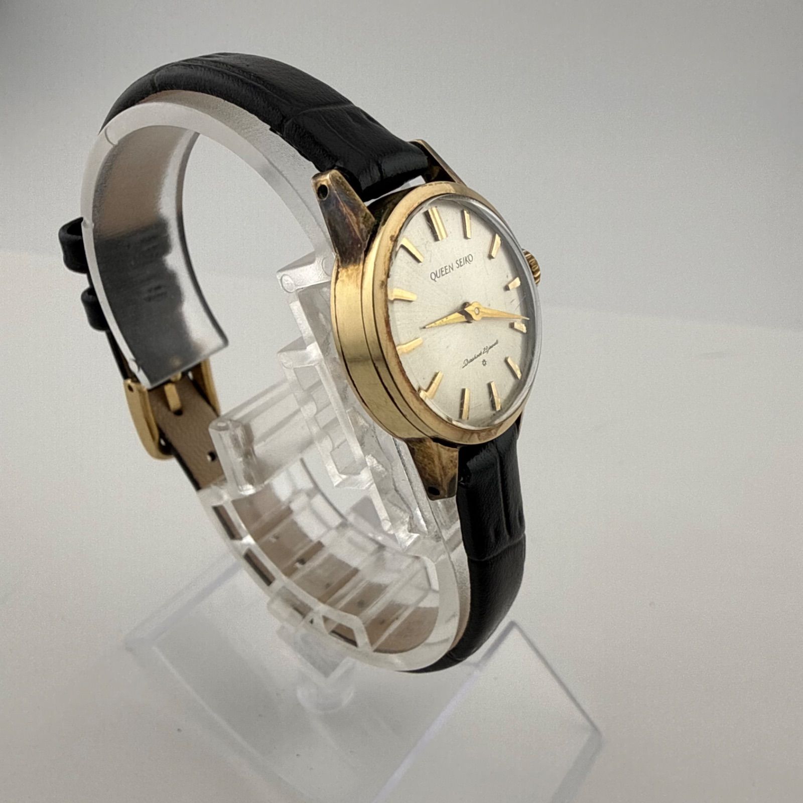 SEIKO セイコー QUEEN クイーンセイコー　DIASHOCK レディース　腕時計 ジャンク 稼働 【K421】
