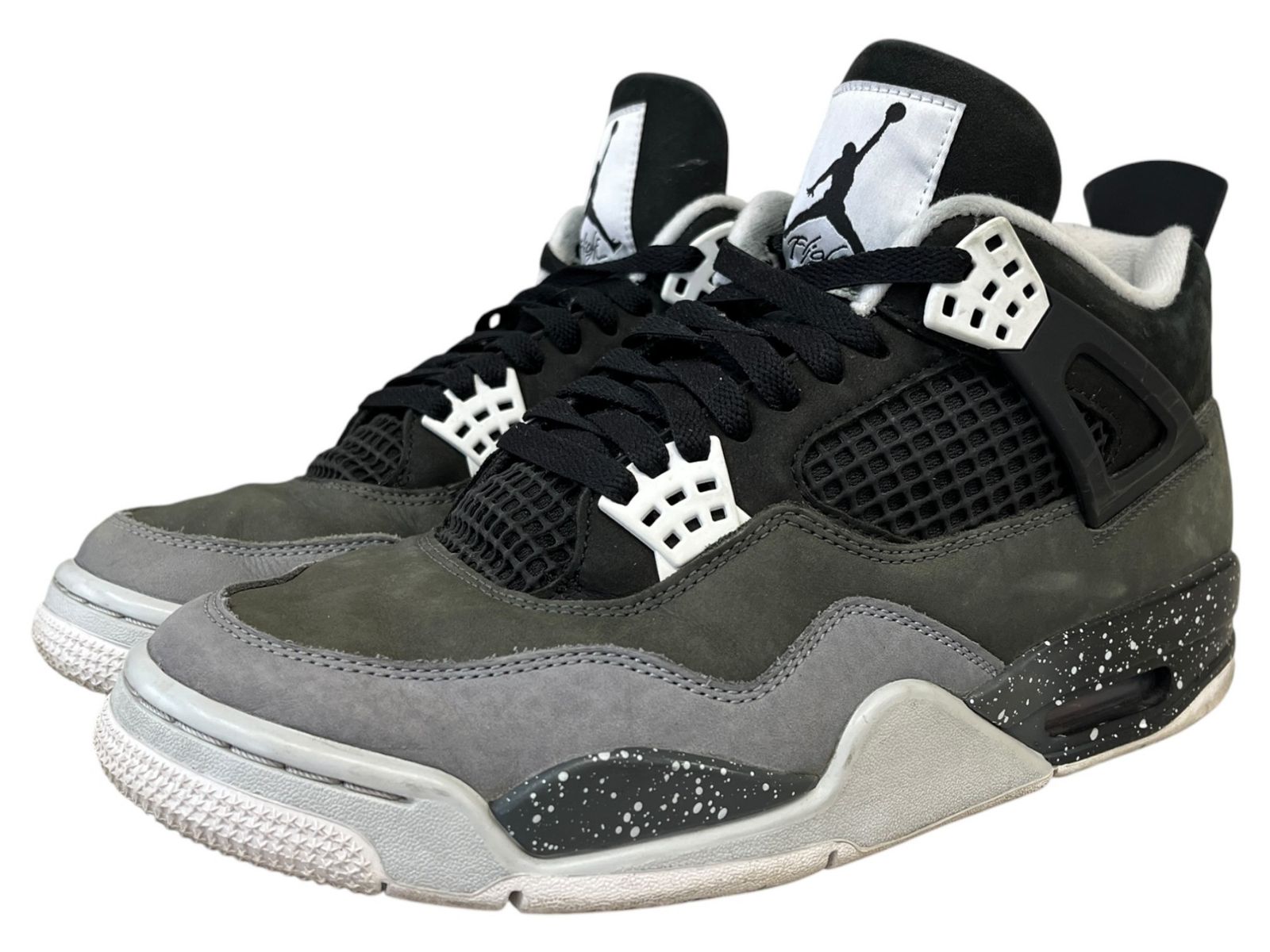 NIKE (ナイキ) AIR JORDAN 4 RETRO エア ジョーダン 4 レトロ ハイカットスニーカー FQ-8138-002 27.5cm US9.5 ブラック×グレー メンズ/199