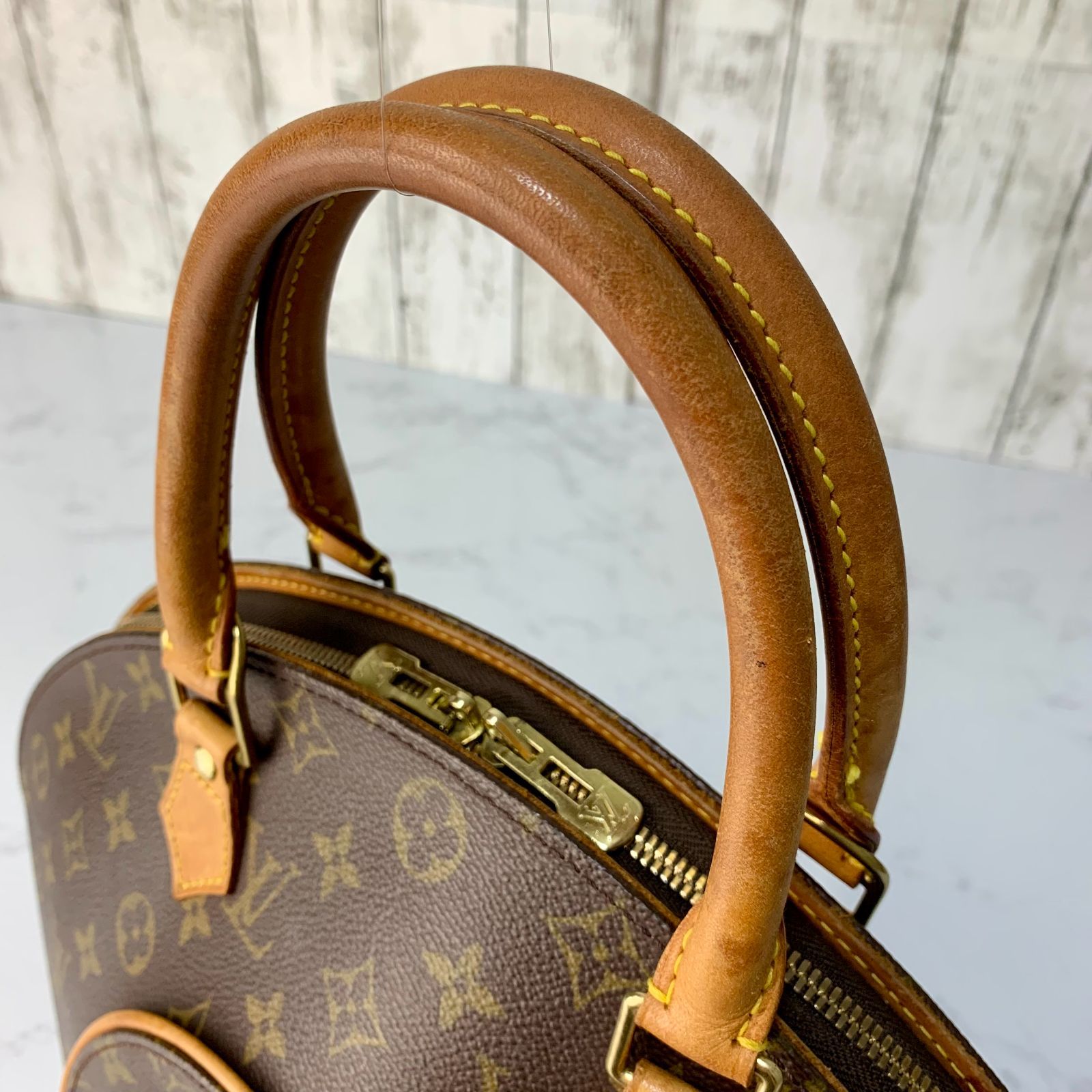 LOUIS VUITTON エリプス MM モノグラム レザー ハンドバッグ M51126 