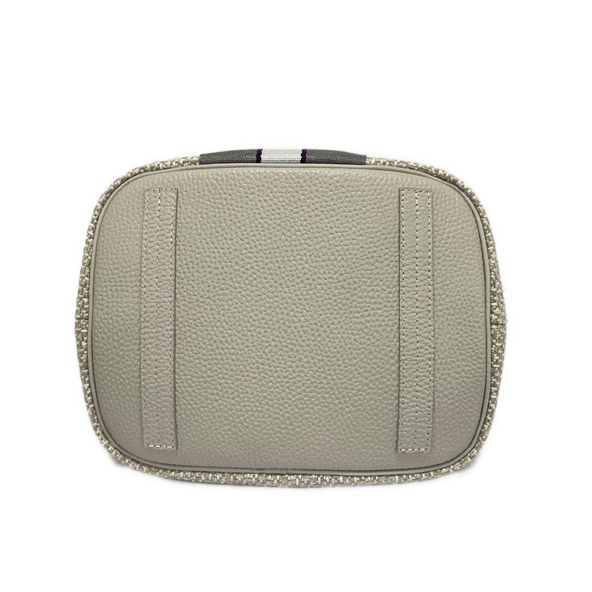 AccessoiresDeMademoiselle(ADMJ)(アクセソワ・ドゥ・マドモワゼル) ショルダーバッグ美品 ベージュ×グレー×マルチ レザー AccessoiresDeMademoiselle(ADMJ)(アクセソワ・ドゥ・マドモワゼル) ショルダーバッグ美品 ベージュ×グレー×マルチ レザー
