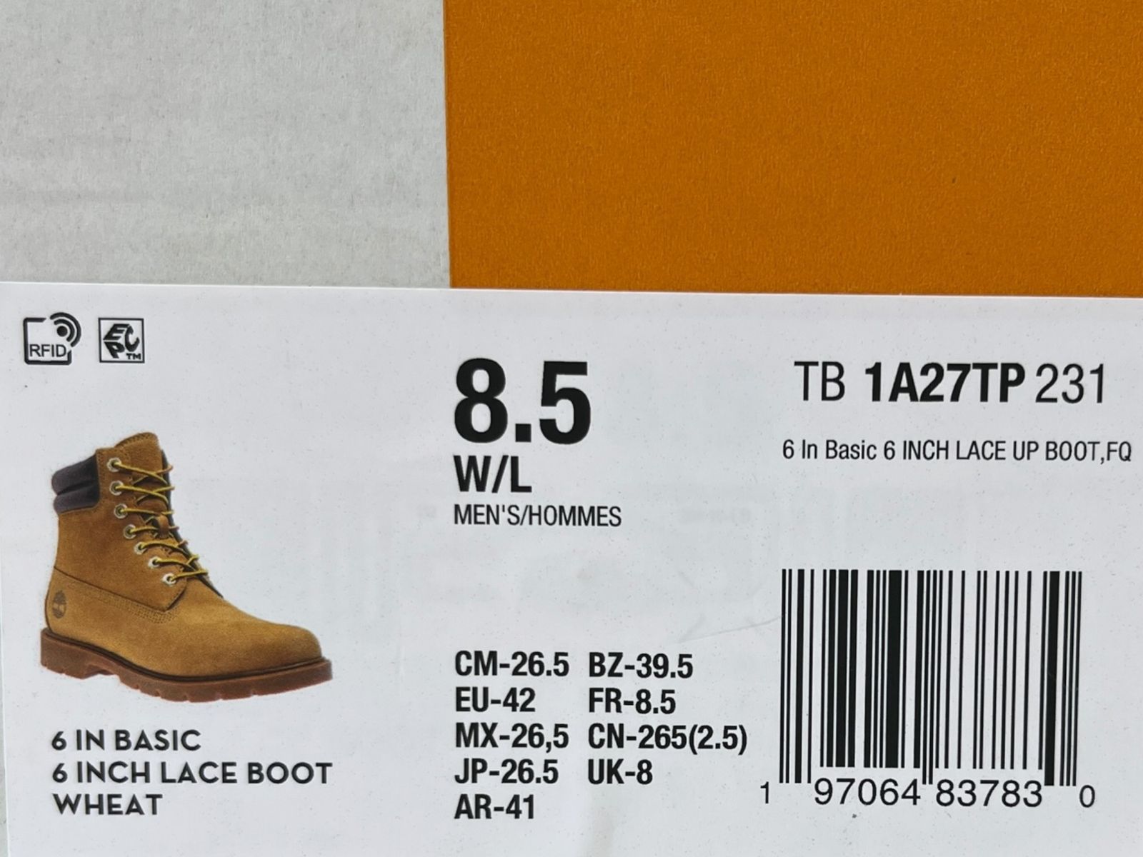 Timberland (ティンバーランド) 6 INCH LACE BOOT 6インチ レース