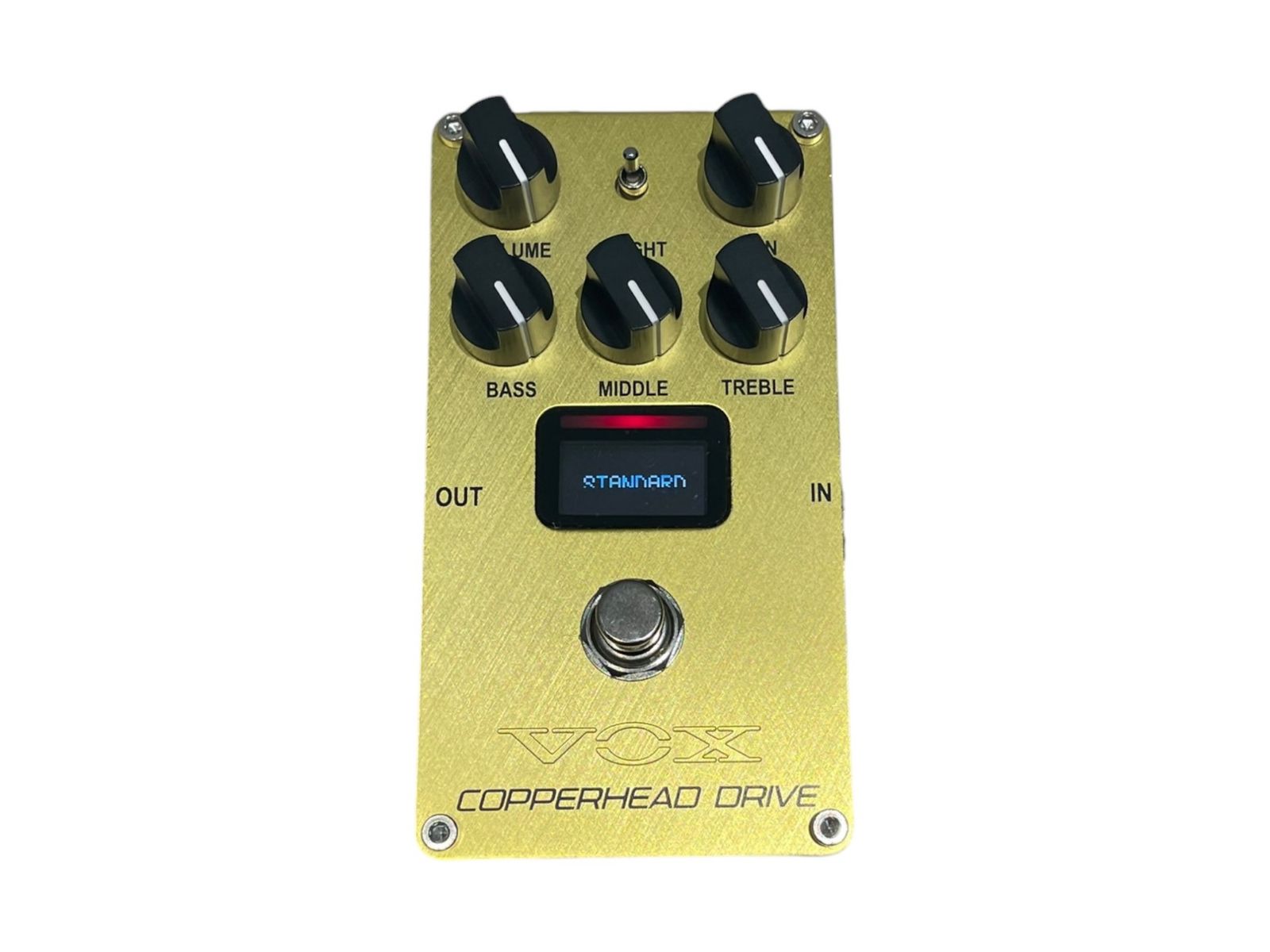 VOX (ヴォックス) COPPERHEAD DRIVE コンパクトエフェクター オーバードライブ Nutube搭載 VE-CD ゴールド 楽器/199