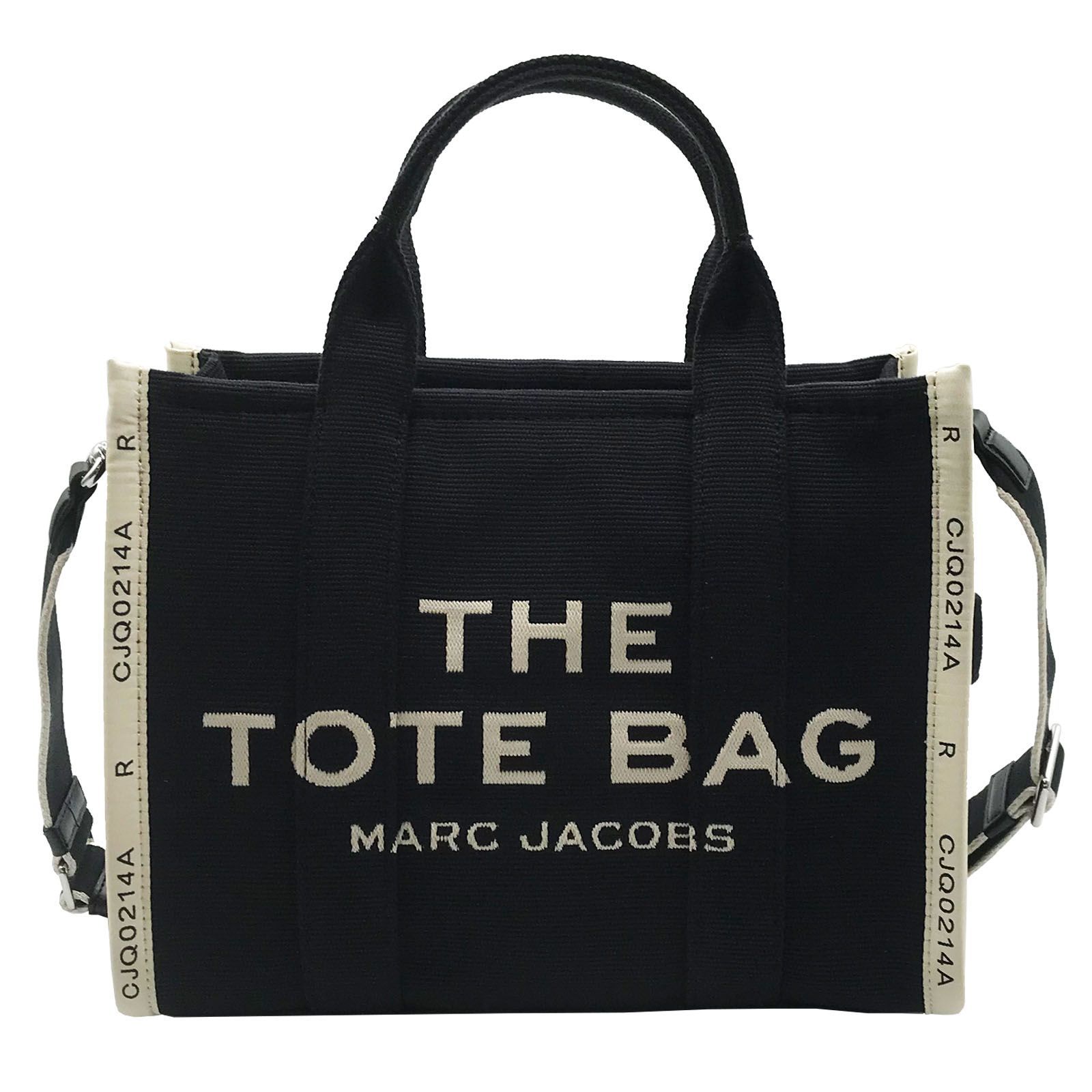 MARC JACOBS マークジェイコブス ザ ジャカード トート バッグ スモール M0017025 001 BLACK レディース ブラック【並行輸入品】