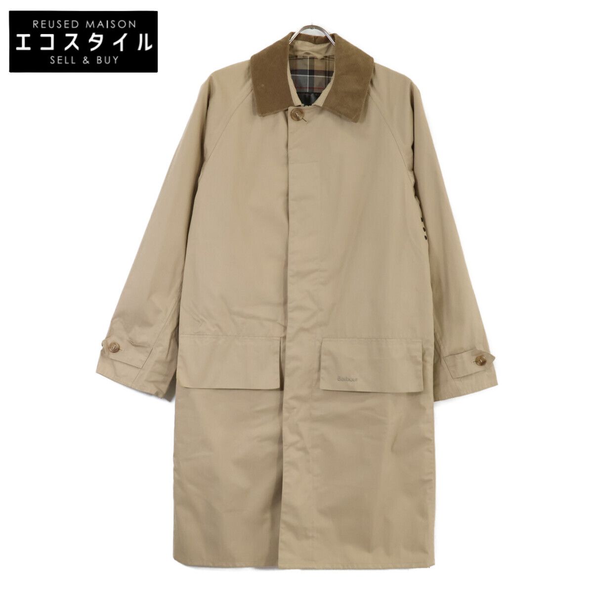 Barbour バブアー ﾍﾞｰｼﾞｭ ﾗｲﾄｳｪｲﾄ ﾉﾝｵｲﾙｺｰﾄ XS