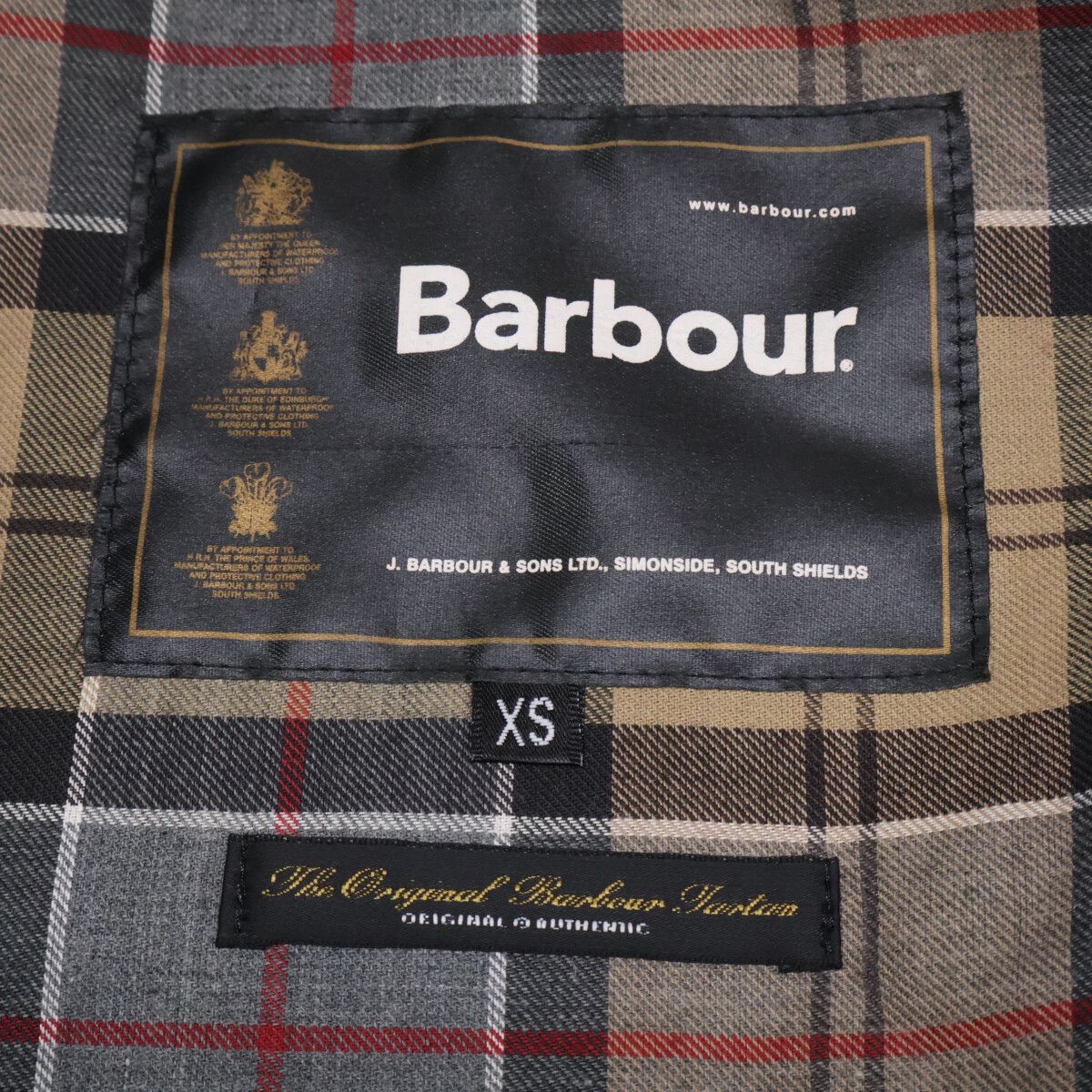 Barbour バブアー ベージュ ライトウェイト ノンオイルコート XS Barbour バブアー ベージュ ライトウェイト ノンオイルコート XS