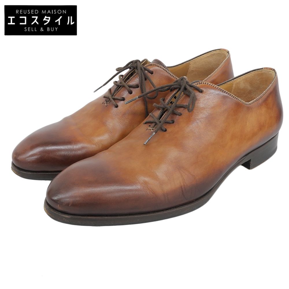 MAGNANNI マグナーニ ホールカット プレーントゥ レースアップシューズ メンズ ブラウン 41 19085 41