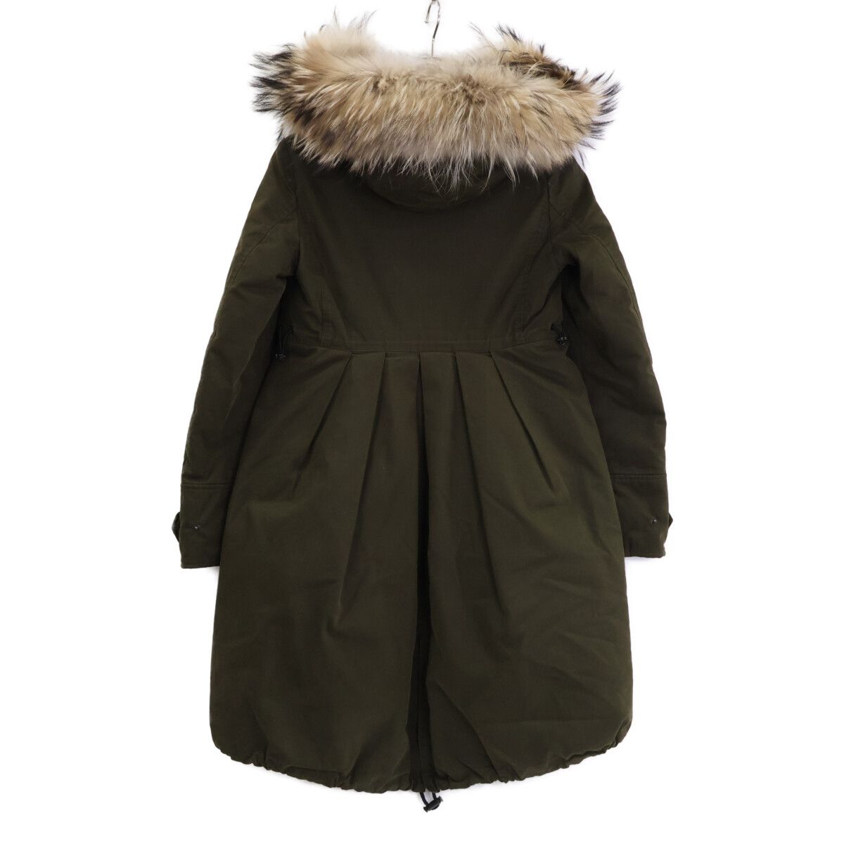MONCLER モンクレール EVANTHIA エヴァンシア ラクーンファー付 ダウンモッズ 00 MONCLER モンクレール EVANTHIA エヴァンシア ラクーンファー付 ダウンモッズ 00