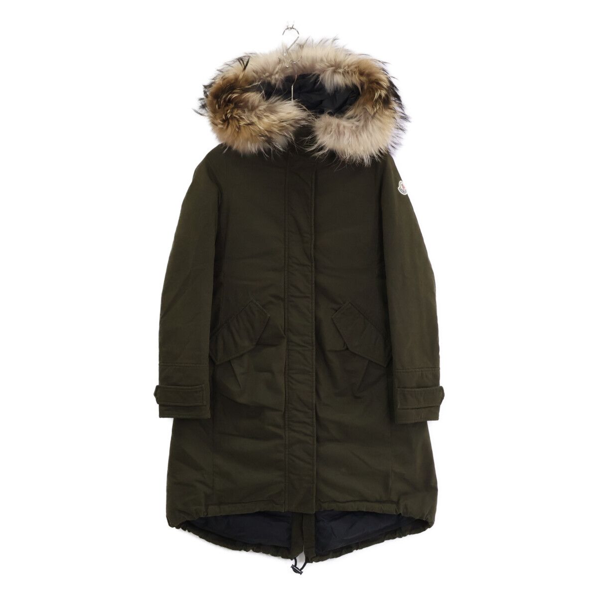 MONCLER モンクレール EVANTHIA エヴァンシア ラクーンファー付 ダウンモッズ 00 MONCLER モンクレール EVANTHIA エヴァンシア ラクーンファー付 ダウンモッズ 00