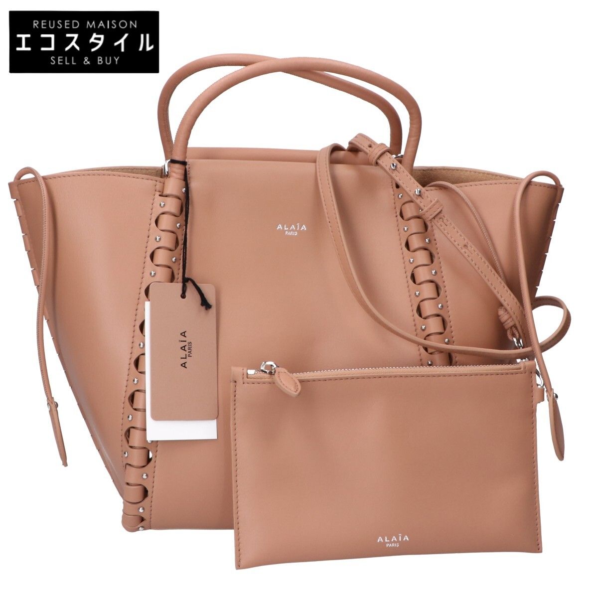 ALAIA アライア 【新品同様】AA1S00820CA172431U LE HINGE SMALL ル ヒンジ スモール スムースカーフ 2WAY