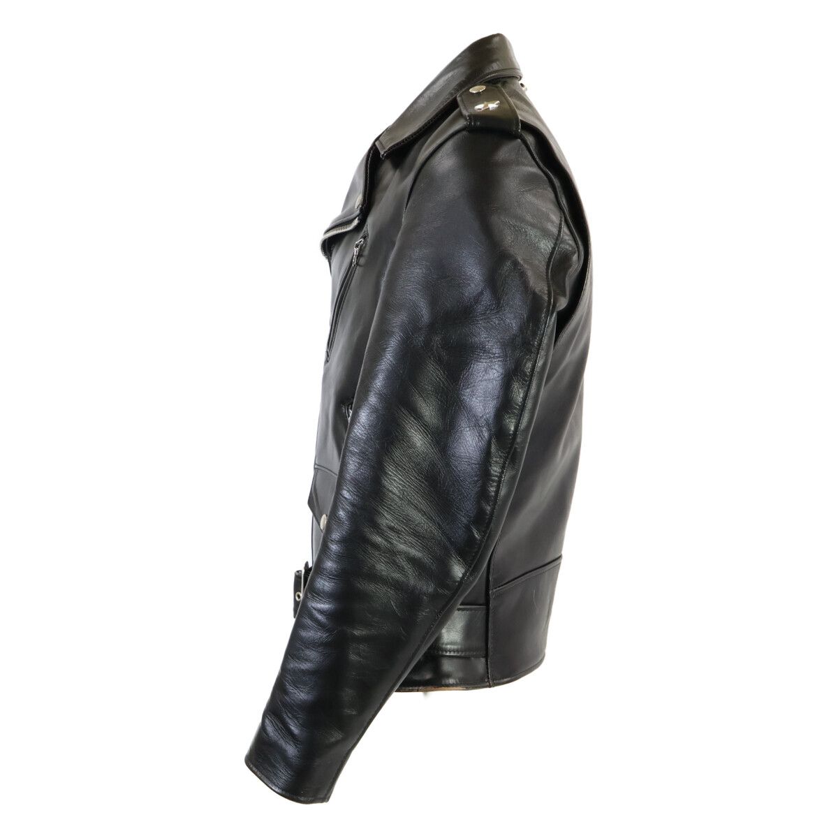 SCHOTT ショット 7822950022 613SJH　直営店限定 SPECIAL HORSEHIDE ONESTAR ホースハイド 茶芯 ダブルライダースジャケット 36