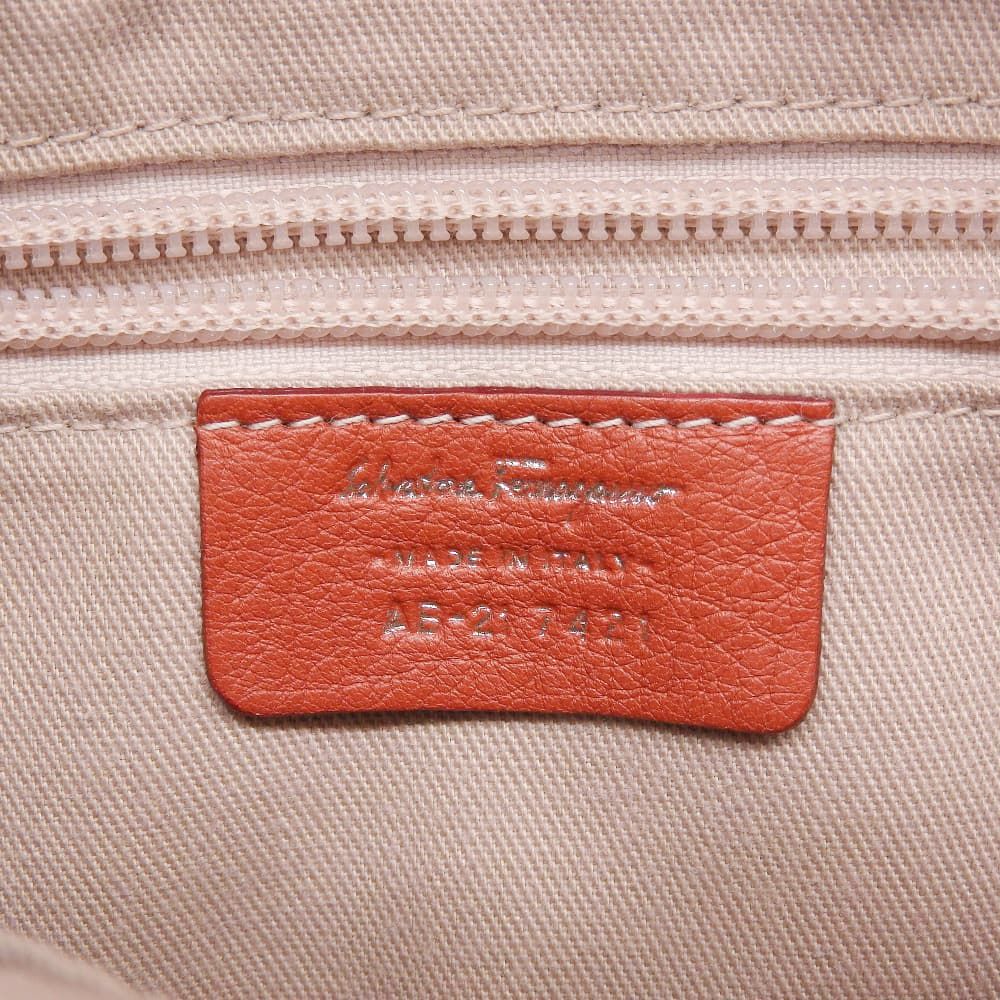 Salvatore Ferragamo サルヴァトーレフェラガモ ガンチーニ 2WAY ショルダーバッグ ハンドバッグ レディース オレンジ AS-21 7421 Salvatore Ferragamo サルヴァトーレフェラガモ ガンチーニ 2WAY ショルダーバッグ ハンドバッグ レディース オレンジ AS-21 7421