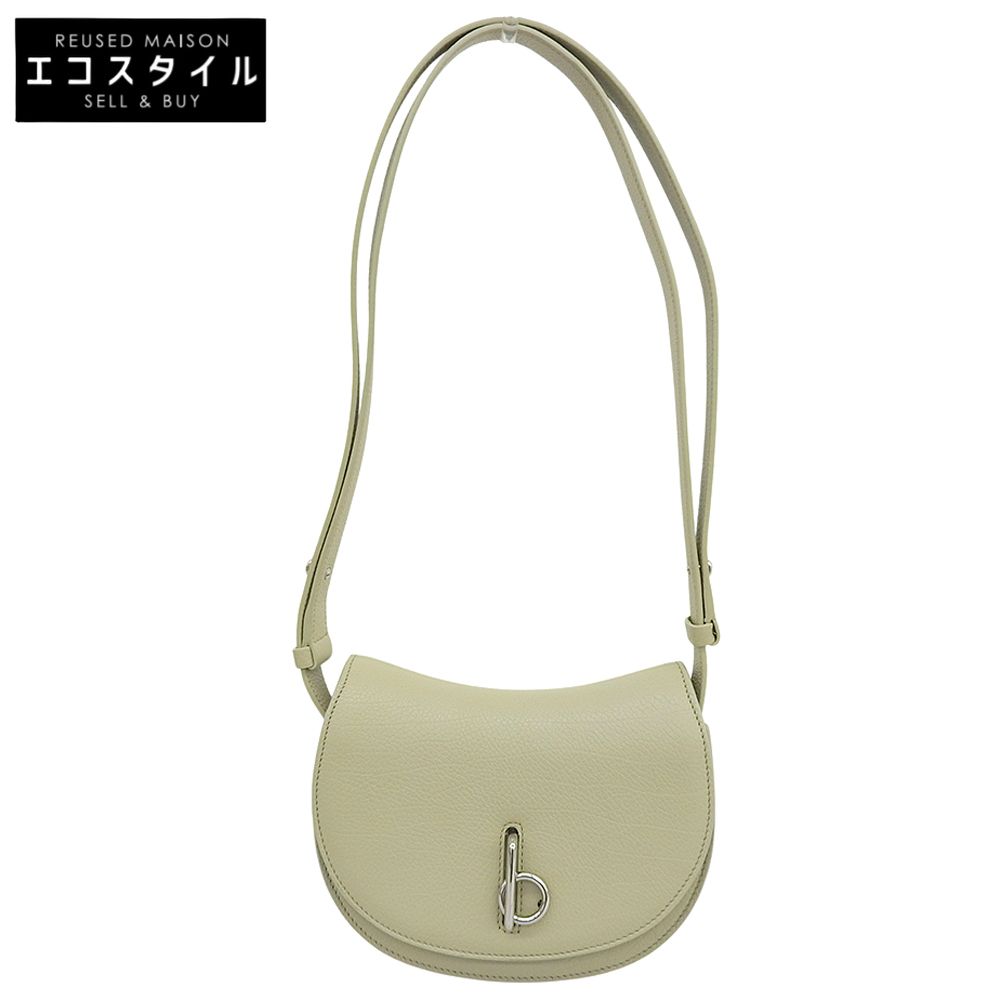 BURBERRY バーバリー 美品 ロッキングホース レザー ショルダーバッグ レディース グリーン