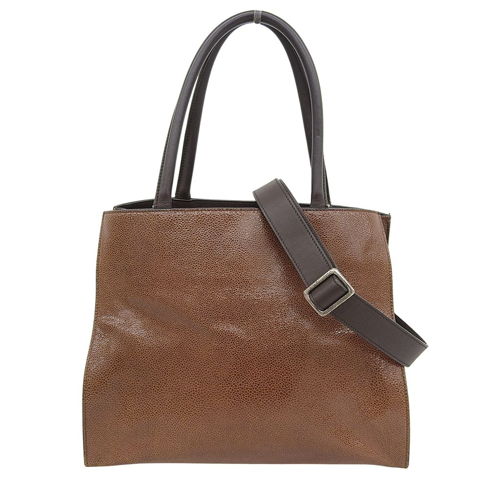 BRUNELLO CUCINELLI ブルネロクチネリ レザー 2WAYバッグ ハンドバッグ ショルダーバッグ レディース ブラウン BRUNELLO CUCINELLI ブルネロクチネリ レザー 2WAYバッグ ハンドバッグ ショルダーバッグ レディース ブラウン