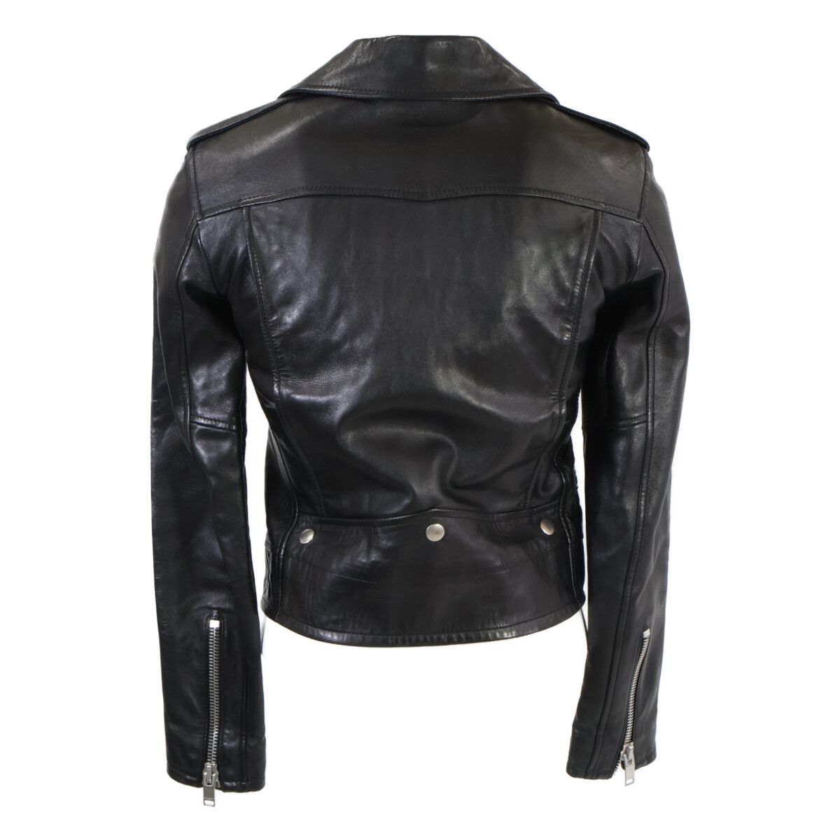SAINT LAURENT PARIS サンローランパリ 【国内正規】397287 ラムスキン ダブルライダースジャケット 34 SAINT LAURENT PARIS サンローランパリ 【国内正規】397287 ラムスキン ダブルライダースジャケット 34