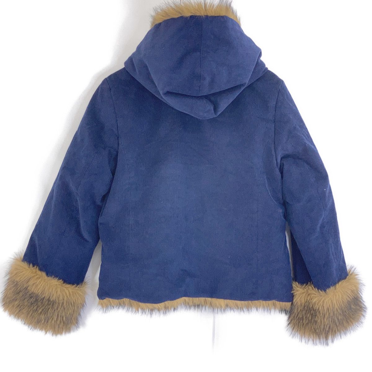 AFB エーエフビー ネイビー REVERSIBLE FUR JACKET XS AFB エーエフビー ネイビー REVERSIBLE FUR JACKET XS