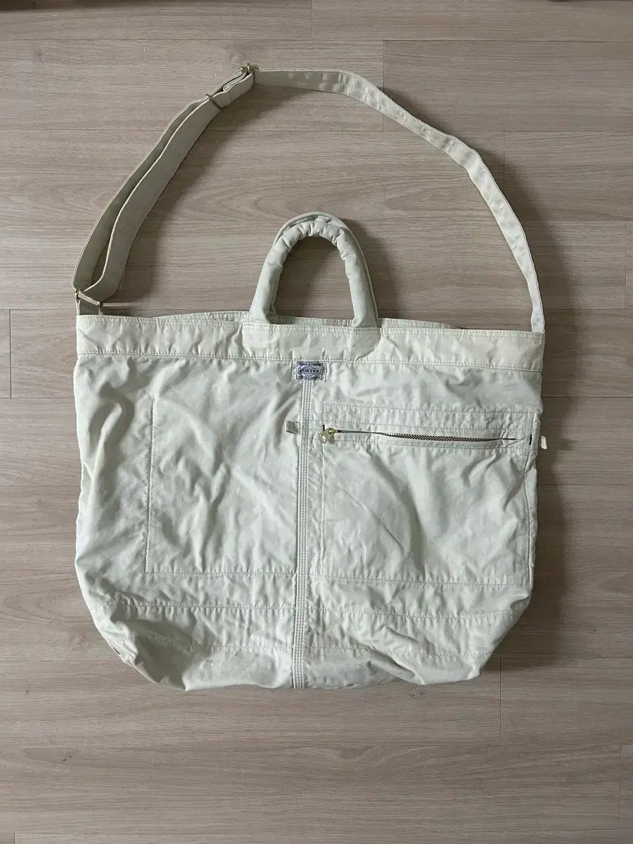 Porter (ポーター) 麻 (マイル) ツーウェイ トートバッグ large (ラージ)
