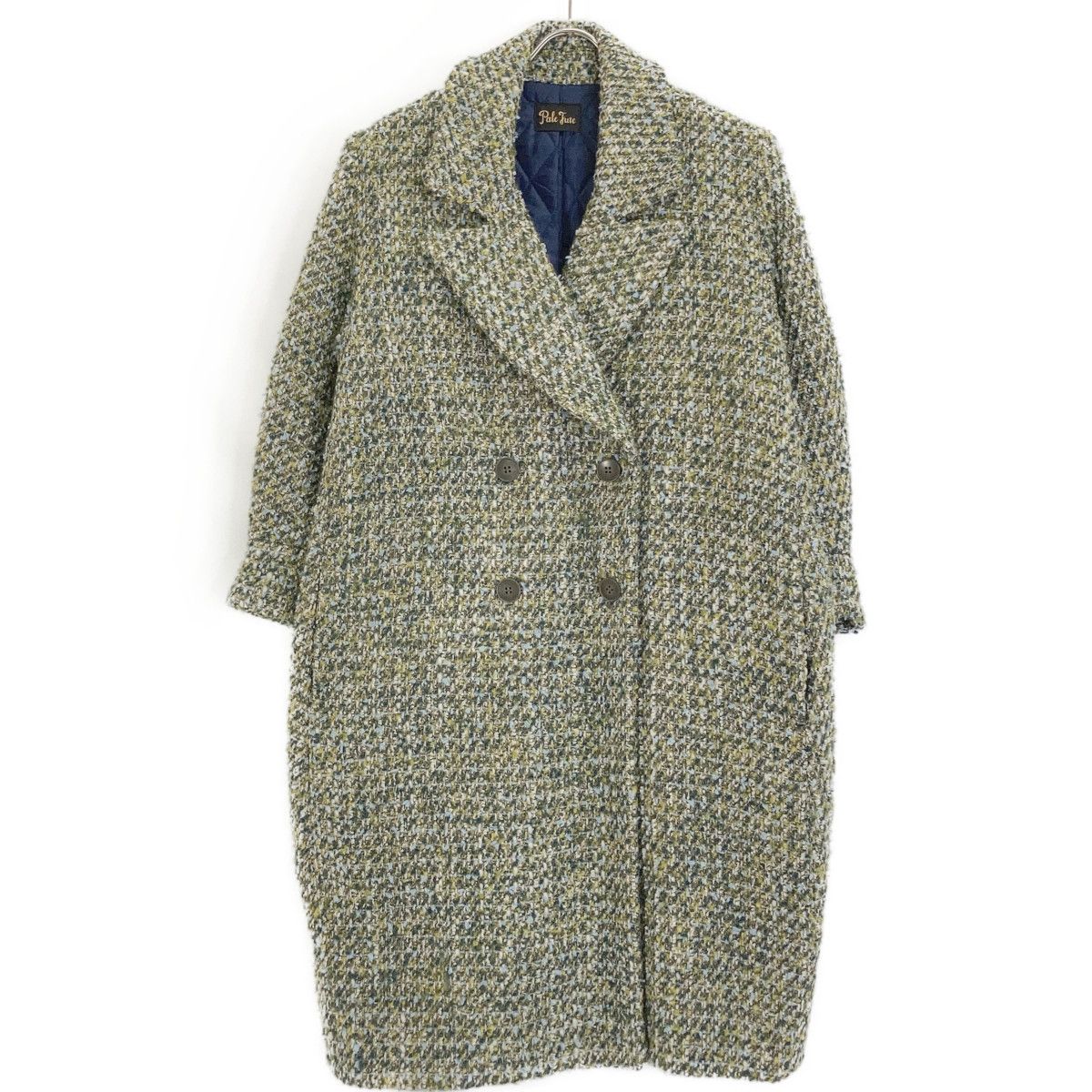 Pale Jute ペールジュート 23AW PJ2023AW-10 ｸﾞﾘｰﾝ ｳｰﾙ ﾂｲｰﾄﾞﾛﾝｸﾞｼﾞｬｹｯﾄ F-short