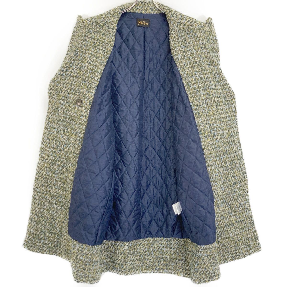 Pale Jute ペールジュート 23AW PJ2023AW-10 ｸﾞﾘｰﾝ ｳｰﾙ ﾂｲｰﾄﾞﾛﾝｸﾞｼﾞｬｹｯﾄ F-short