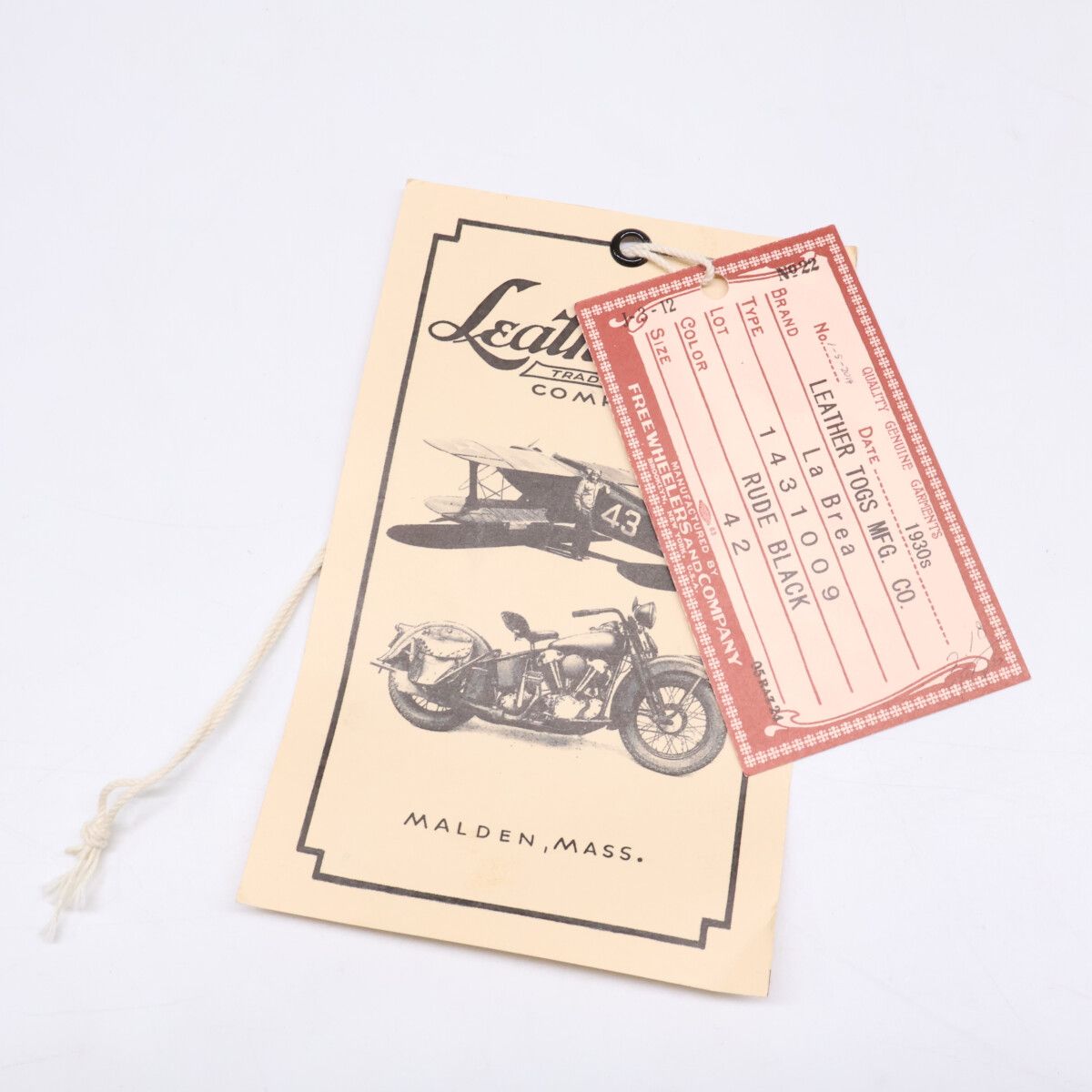 FREEWHEELERS フリーホイーラーズ 1431009 ラブレア 30'sモーターサイクルジャケット 42
