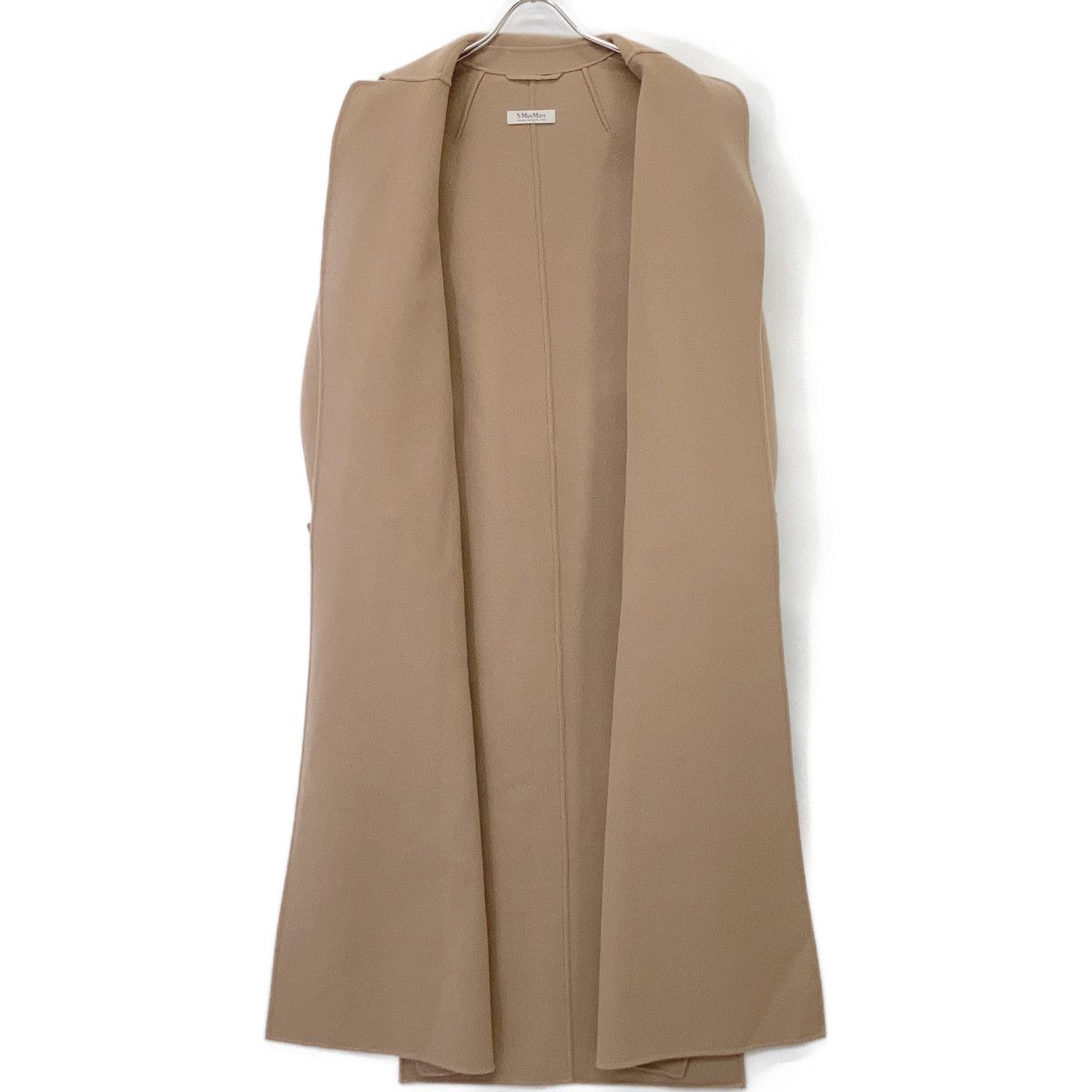 S MaxMara エスマックスマーラ 901616996 ｸﾁｰﾄｱﾏｰﾉ ﾍﾞﾙﾃｯﾄﾞｵｰﾊﾞｰｺｰﾄ 40