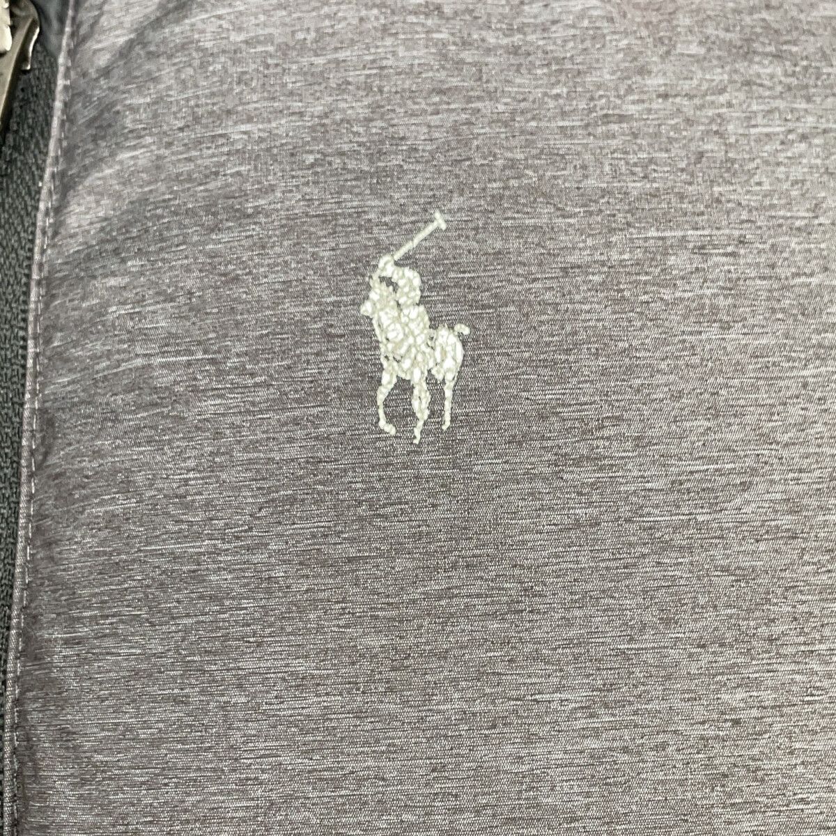POLO RALPH LAUREN ポロ ラルフローレン ﾌﾞﾗｯｸ×ｸﾞﾚｰ ﾀﾞｳﾝｼﾞｬｹｯﾄ XL