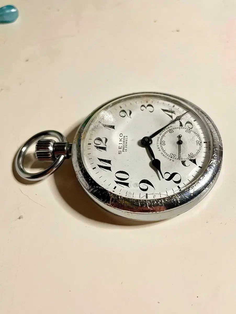 1960年代 ヴィンテージ SEIKO PRECISION 鉄道 懐中時計 手巻き時計