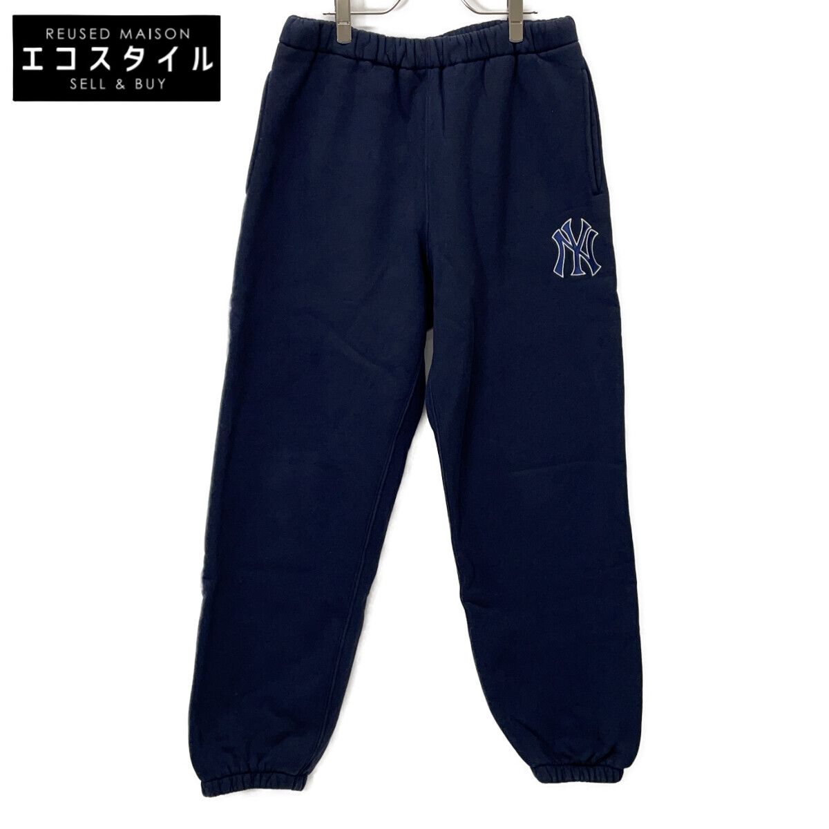 madhappy マッドハッピー ×New York Yankees ﾈｲﾋﾞｰ UK0116647 ｽｳｪｯﾄﾊﾟﾝﾂ L