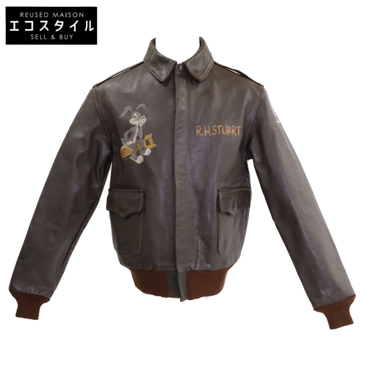 TOYS McCOY PRODUCT トイズマッコイプロダクト 新品同様 TMJ1503 70着限定 A-2 バッグスバニー JUSTICE WITH VICTORY フライトジャケット 42