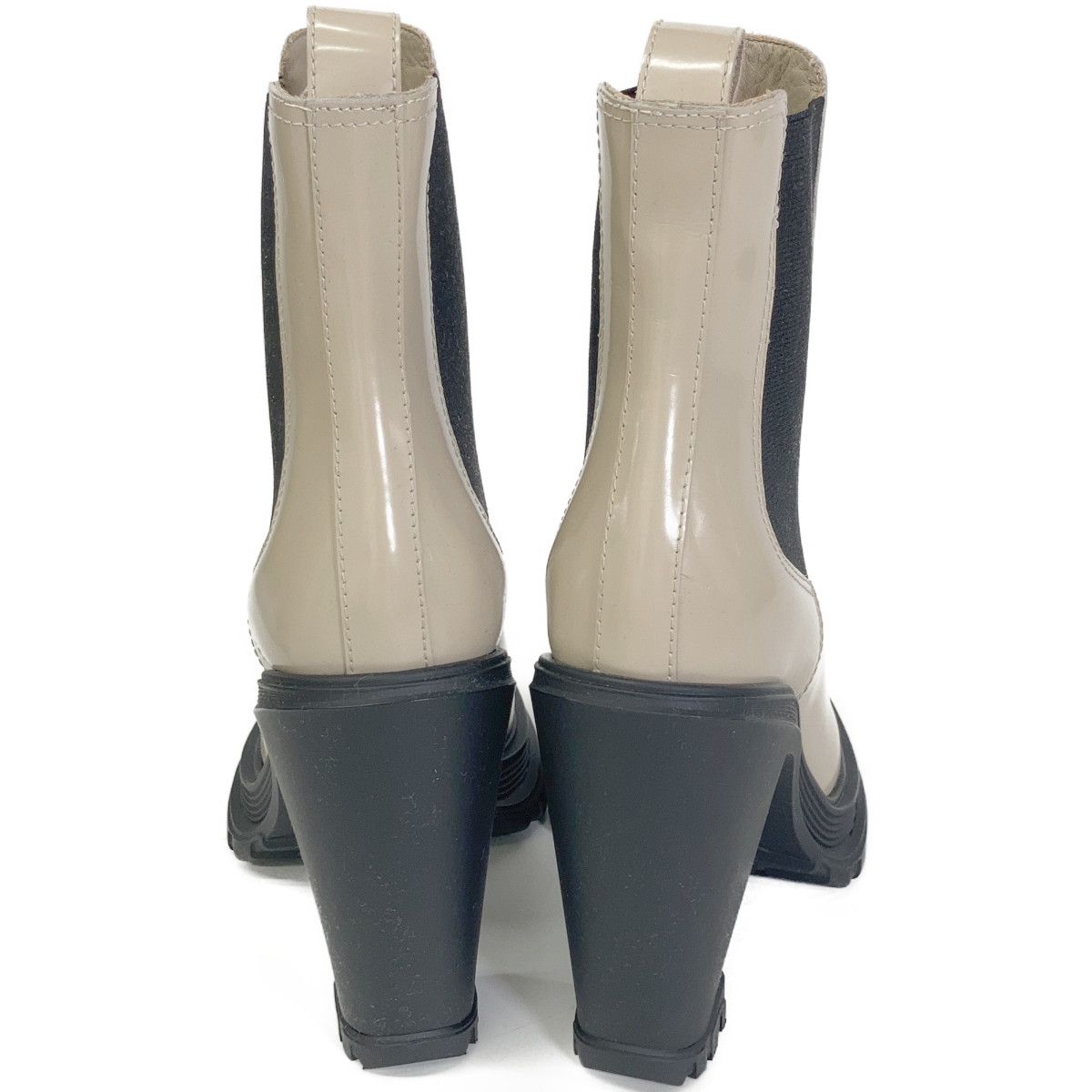 Alexander McQueen アレキサンダーマックイーン 【新品同様】21年製 678530 パテント ハイヒール サイドゴアブーツ 36 1/2 Alexander McQueen アレキサンダーマックイーン 【新品同様】21年製 678530 パテント ハイヒール サイドゴアブーツ 36 1/2