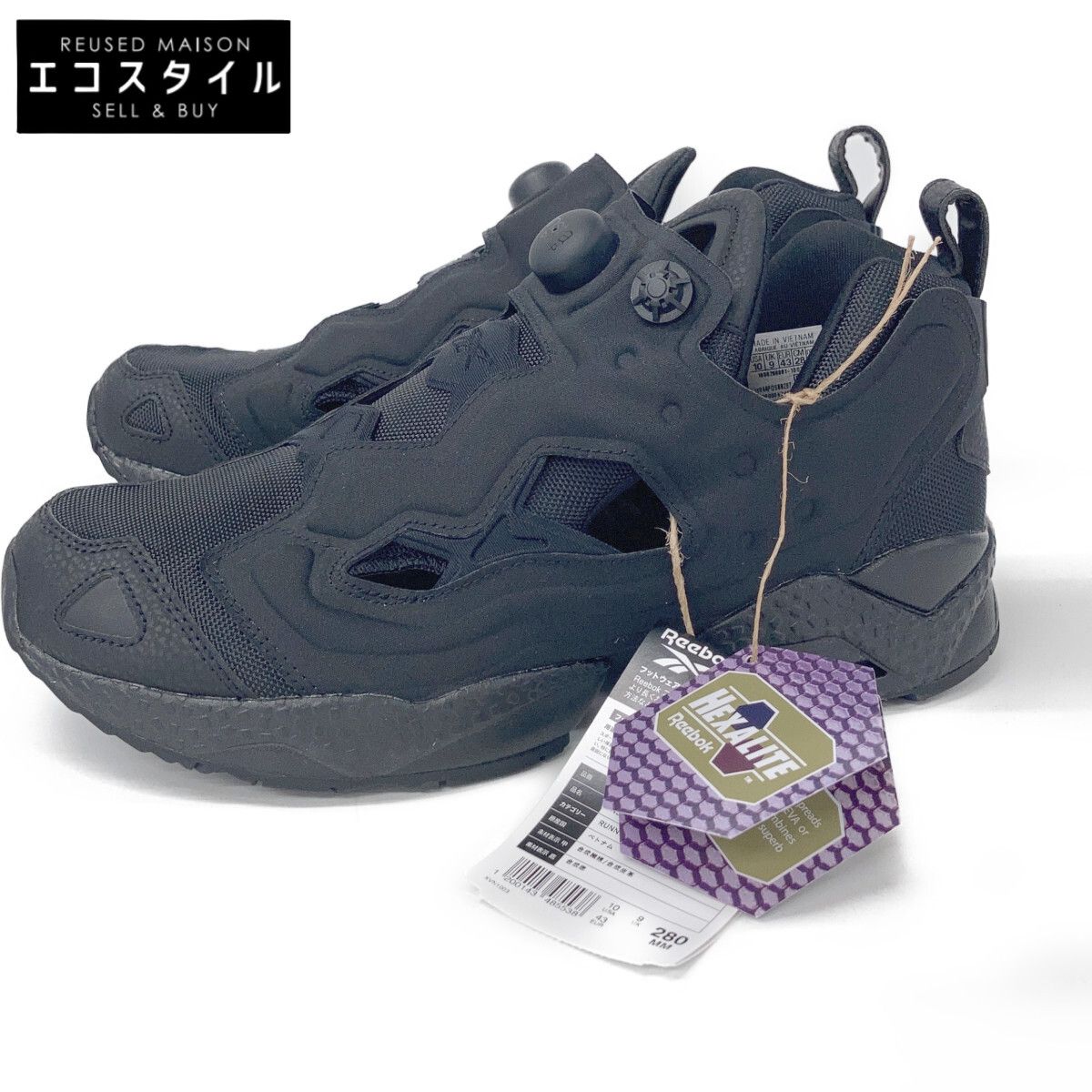 Reebok リーボック 100200840 23AW ﾌﾞﾗｯｸ Instapump Fury 95 ｽﾆｰｶｰ 28cm