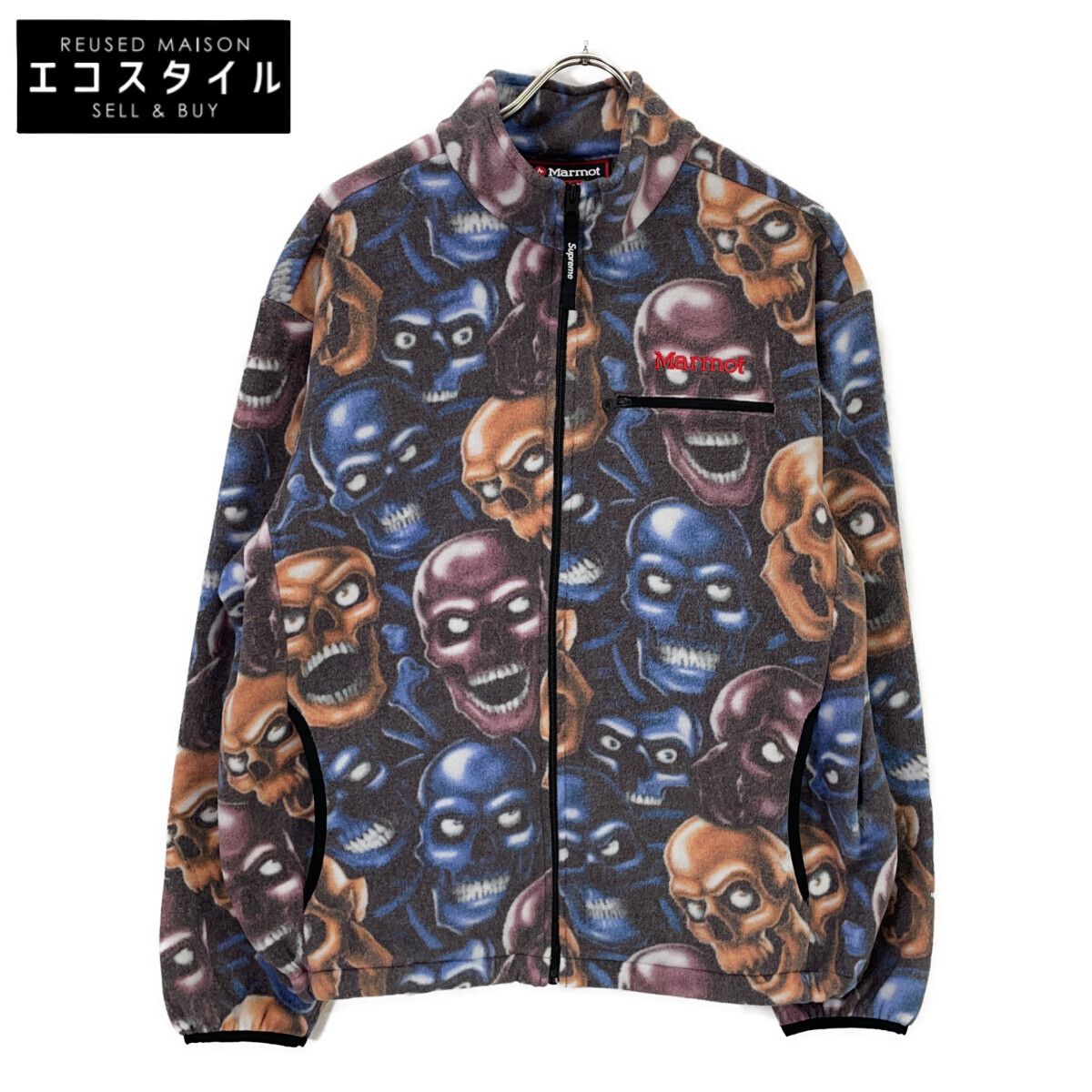 Supreme シュプリーム ×ﾏｰﾓｯﾄ 25AW ﾏﾙﾁｶﾗｰ FLEECE JACKET S
