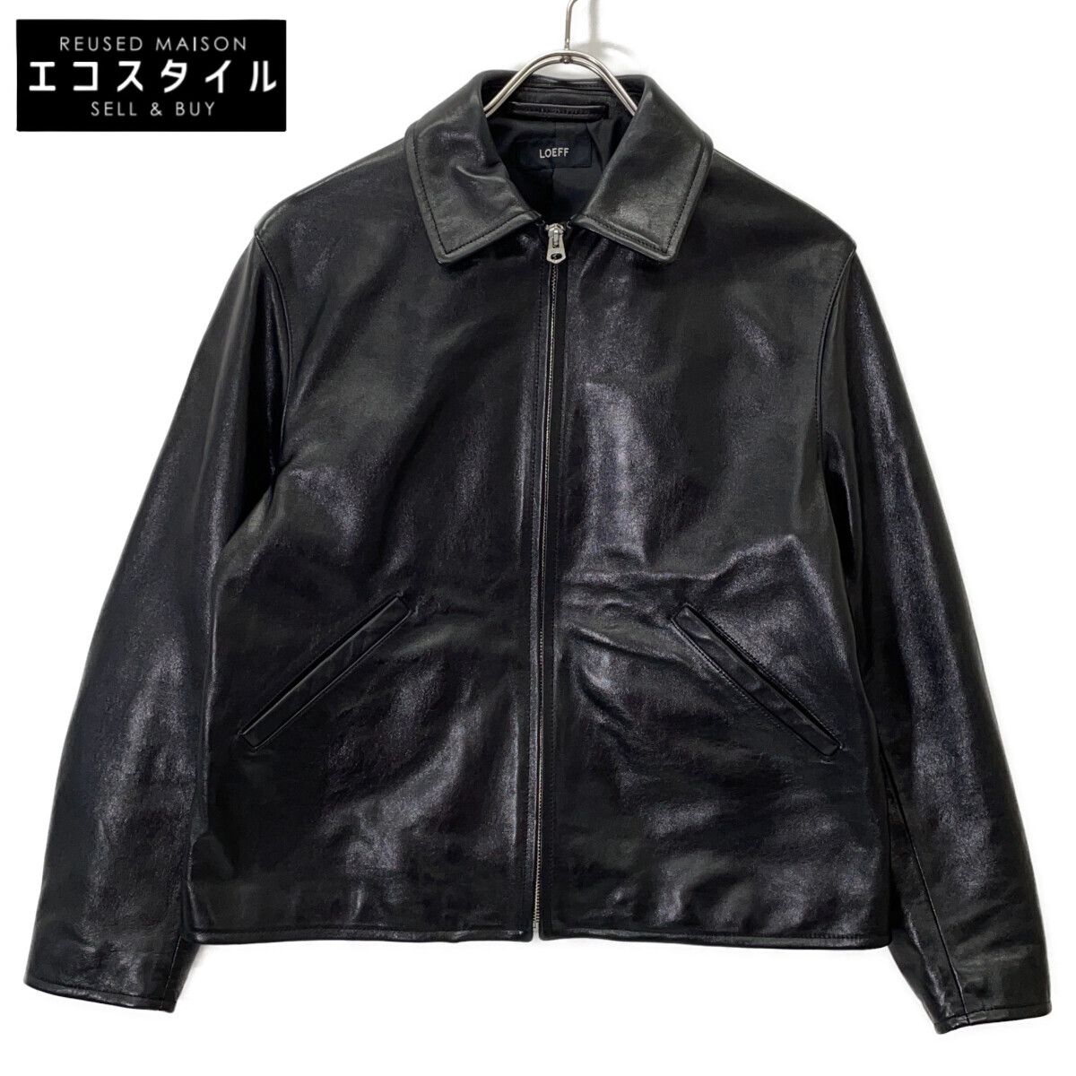 LOEFF ロエフ 8885-699-0010 ブラック LFU LAMB LT BIKER JK 0