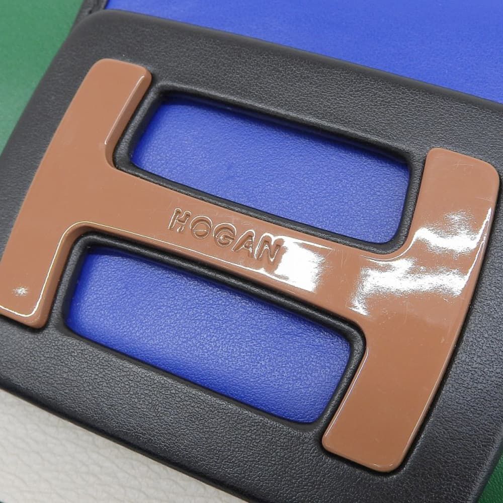 HOGAN ホーガン 美品 トリコカラー 2WAY ボックスバッグ ハンドバッグ ショルダーバッグ レディース マルチカラー HOGAN ホーガン 美品 トリコカラー 2WAY ボックスバッグ ハンドバッグ ショルダーバッグ レディース マルチカラー