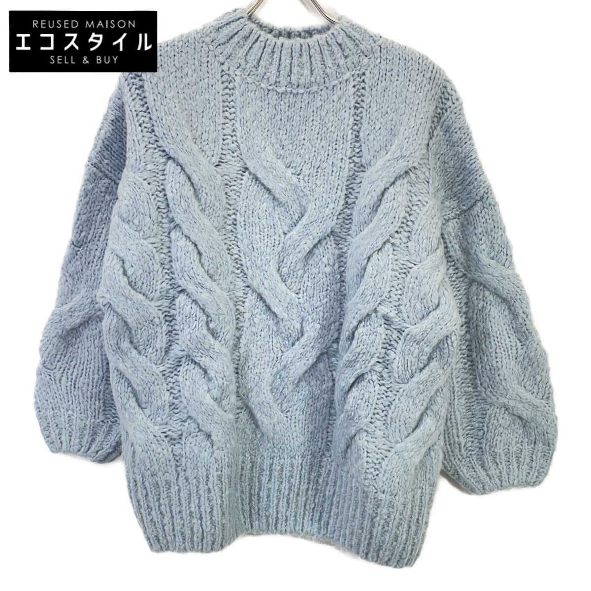 emmi エミ 13WNT251009 ｽﾗﾌﾞｱﾗﾝﾆｯﾄﾌﾟﾙｵｰﾊﾞｰ F