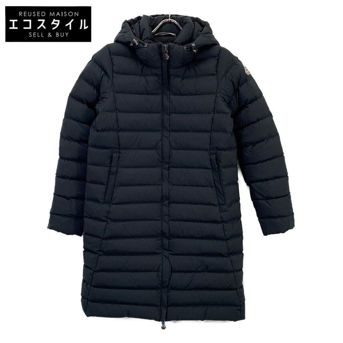 PYRENEX ピレネックス HWS006 ﾌﾞﾗｯｸ ﾅｲﾛﾝ ｽﾌﾟｰﾄﾆｯｸ2 ﾀﾞｳﾝｼﾞｬｹｯﾄ 36