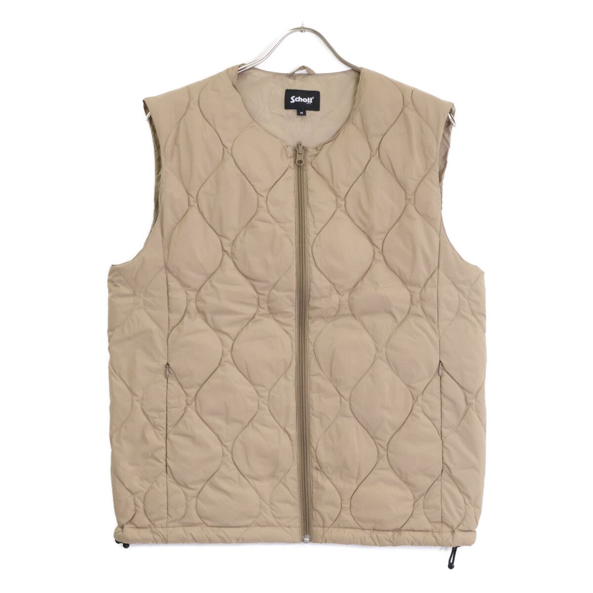 SCHOTT ショット 【×TAION】25SS ﾍﾞｰｼﾞｭ ﾅｲﾛﾝ ﾀﾞｳﾝﾍﾞｽﾄ M