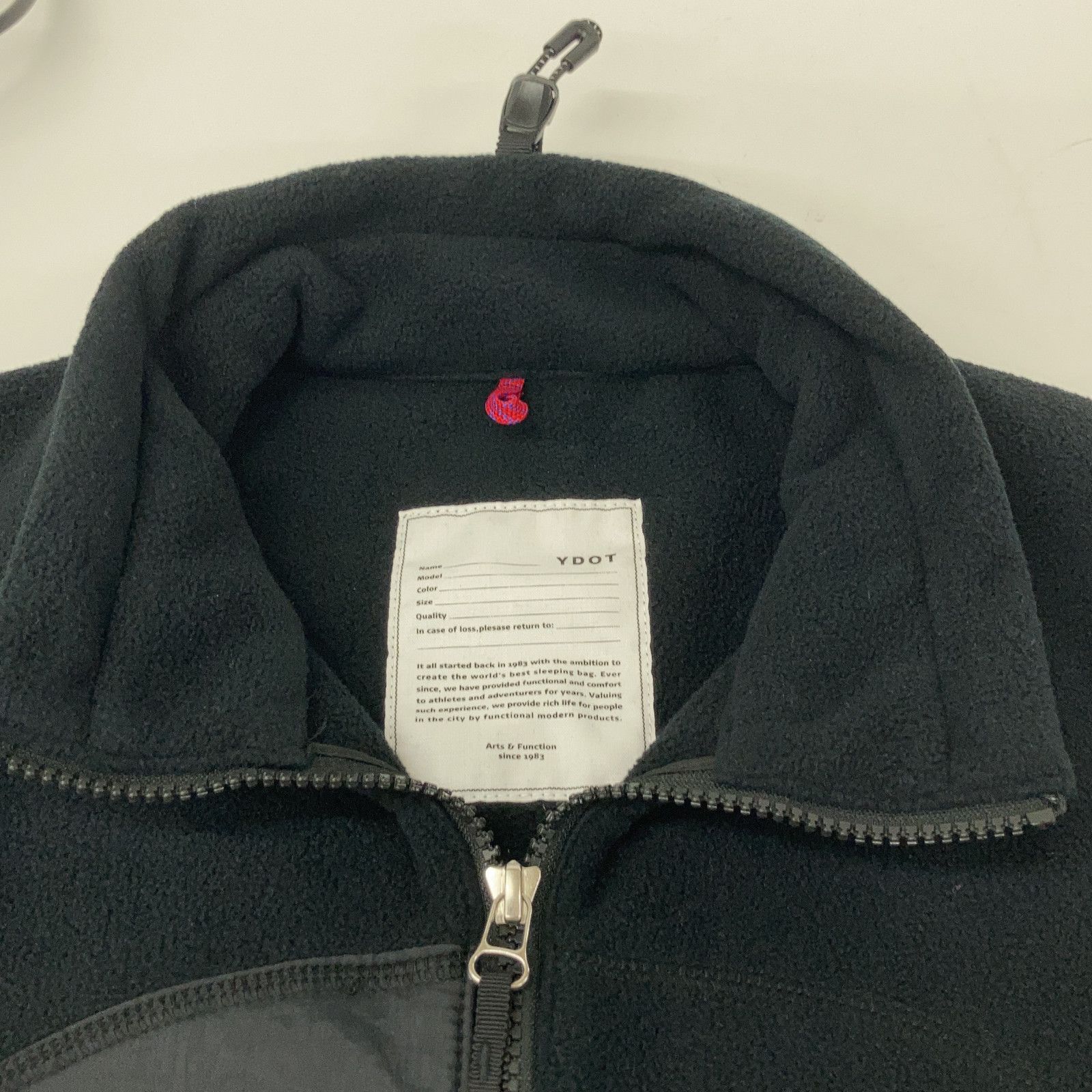 YDOT ワイドット 25AW YU31602 ブラック マイクロフリース TECH FLEECE CIRCLE ANORAK VEST M YDOT ワイドット 25AW YU31602 ブラック マイクロフリース TECH FLEECE CIRCLE ANORAK VEST M
