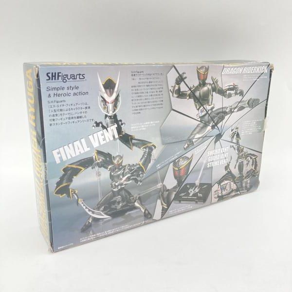 【中古】箱傷み)バンダイ S.H.Figuarts 仮面ライダーリュウガ & ドラグブラッカー/仮面ライダー龍騎[6]